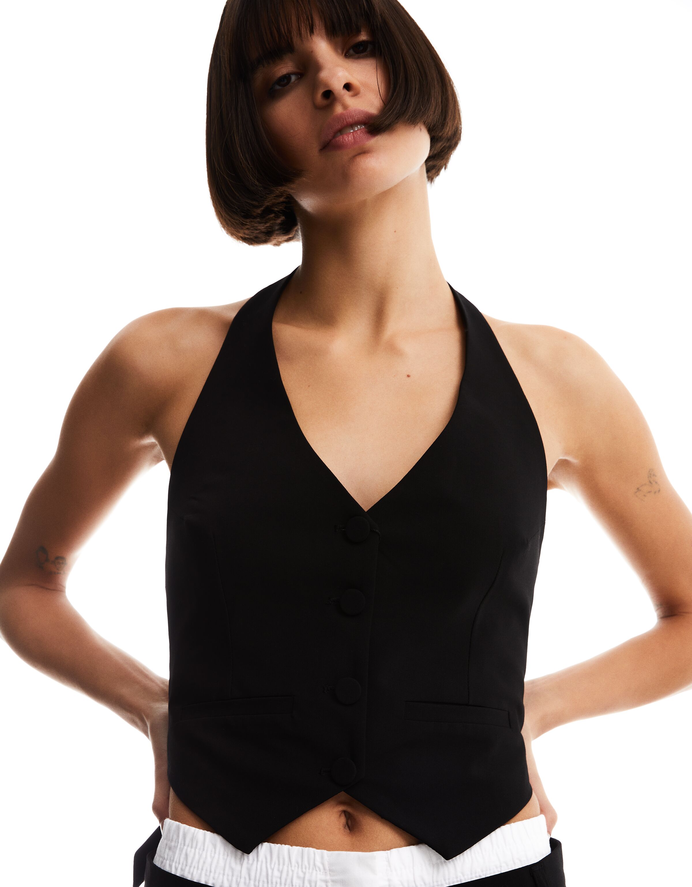 Chaleco tailoring halter