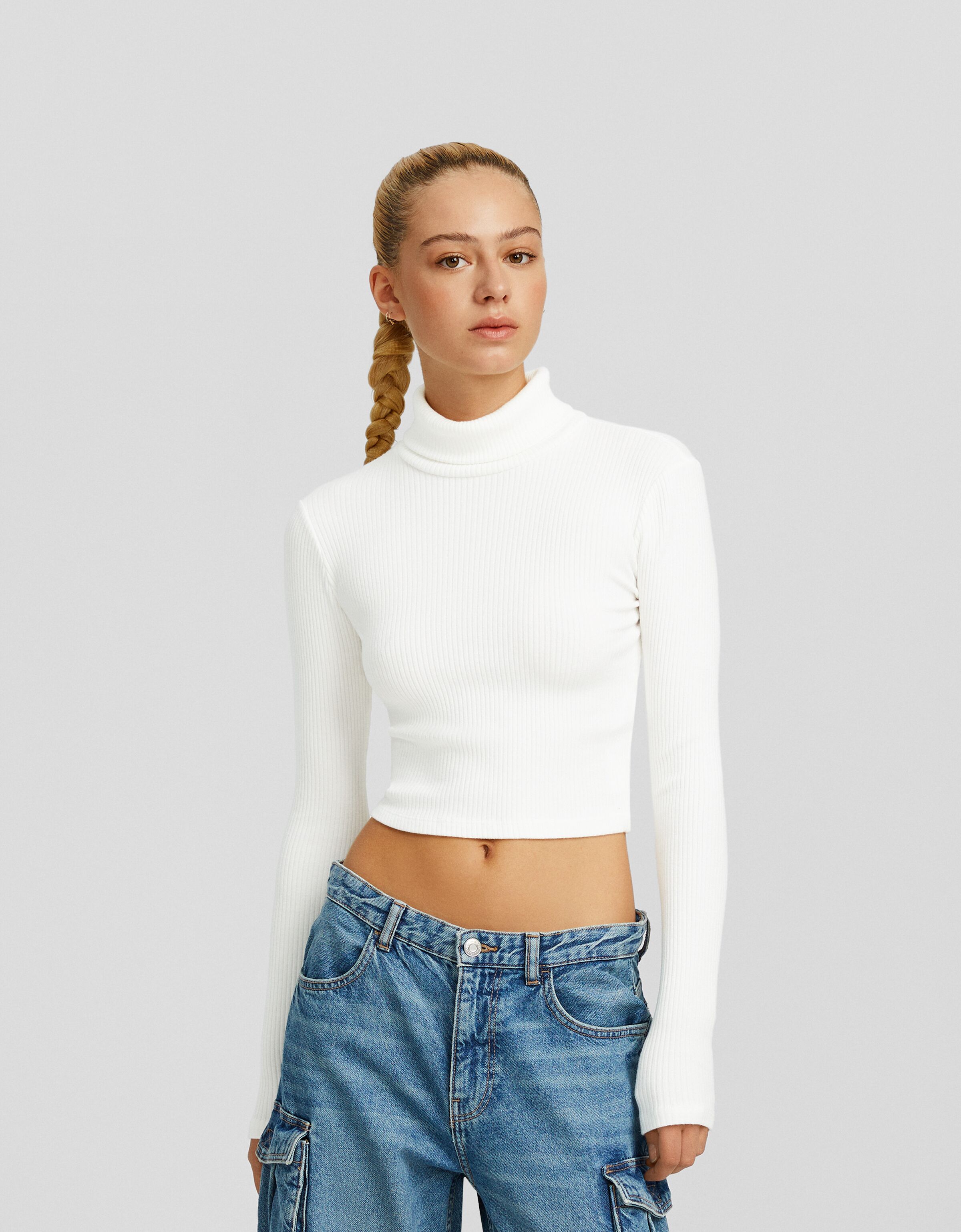 Jersey cuello subido