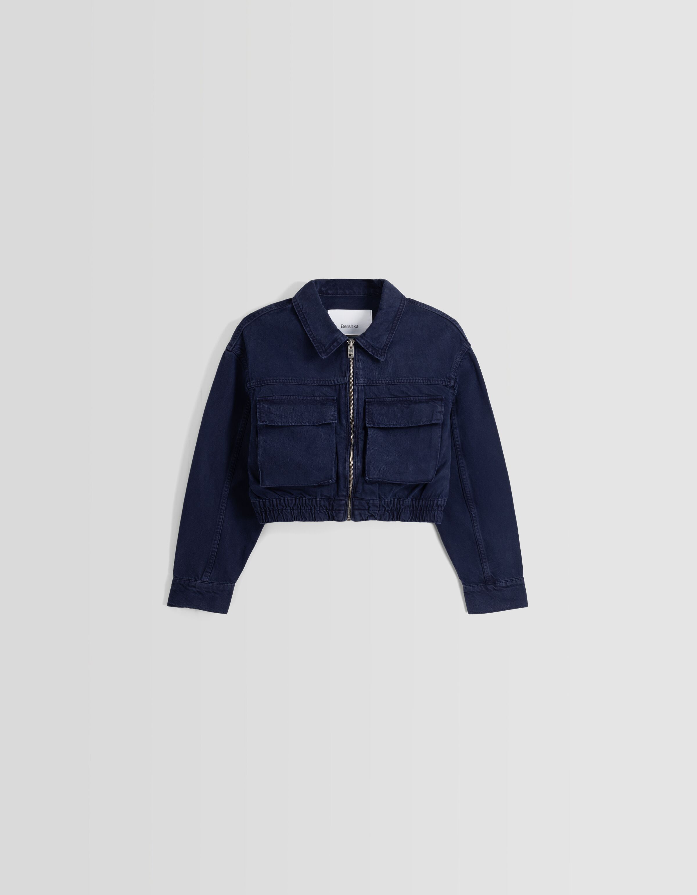 Cazadora algodón bolsillos