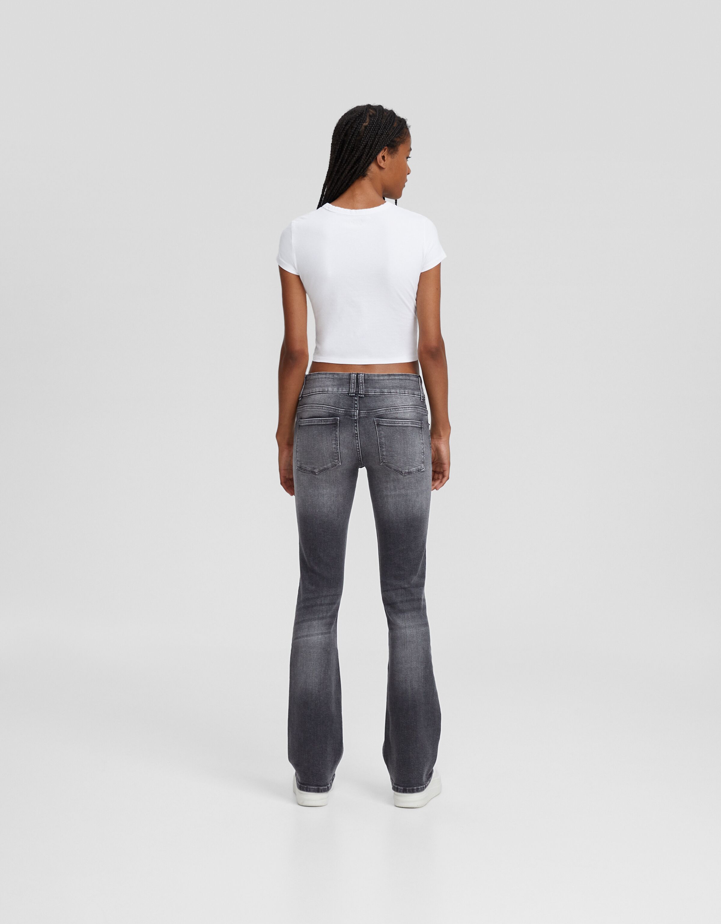 Jeans bootcut low waist