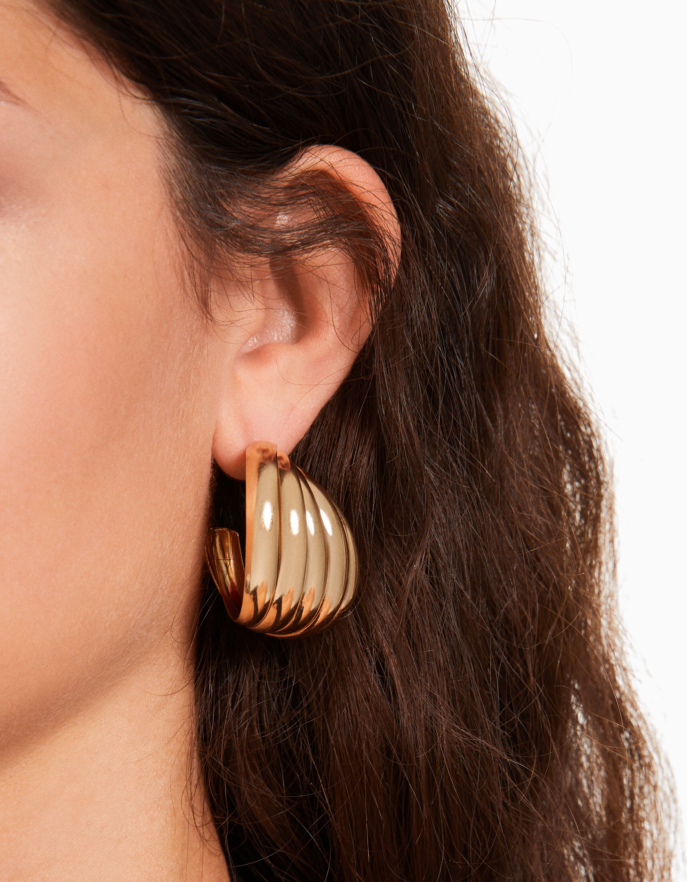 Set 2 pendientes aros gruesos