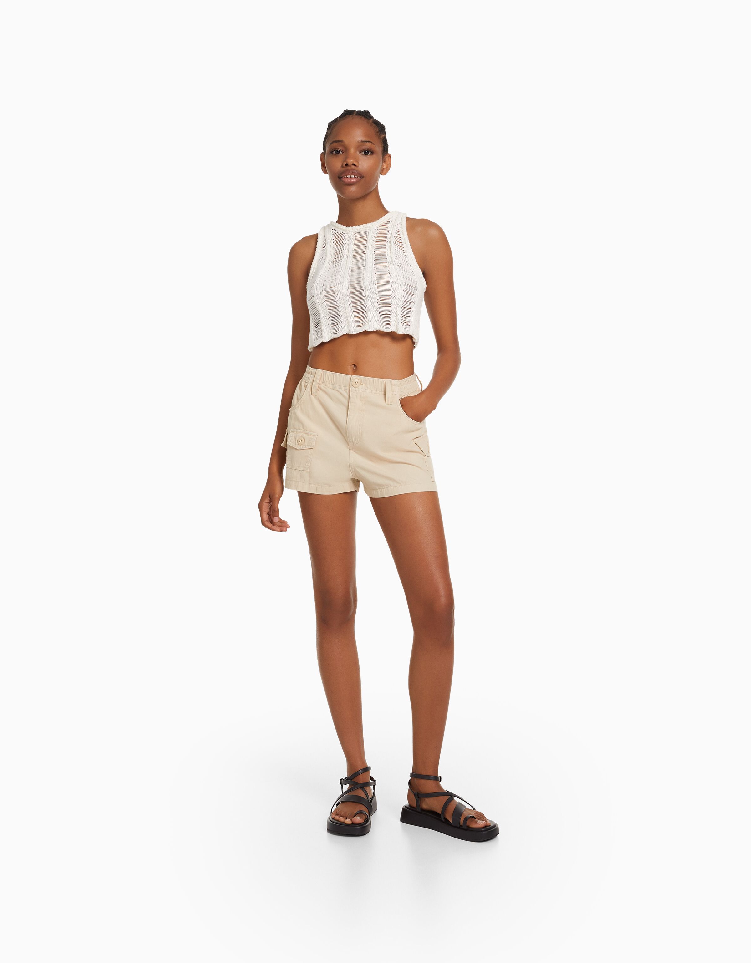 Short algodón multicargo