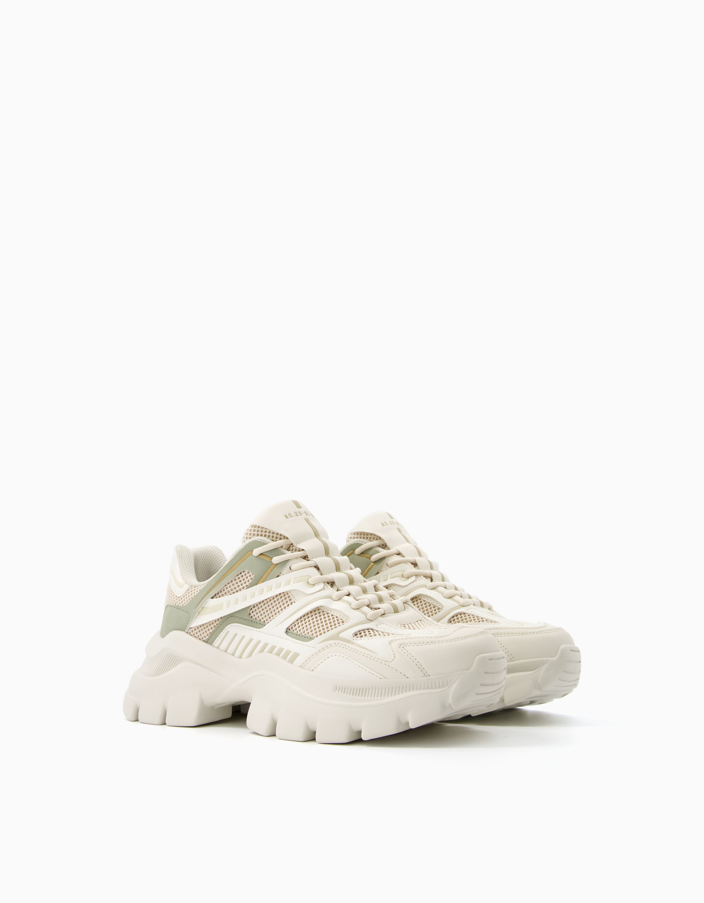 Deportivas combinadas rejilla hombre