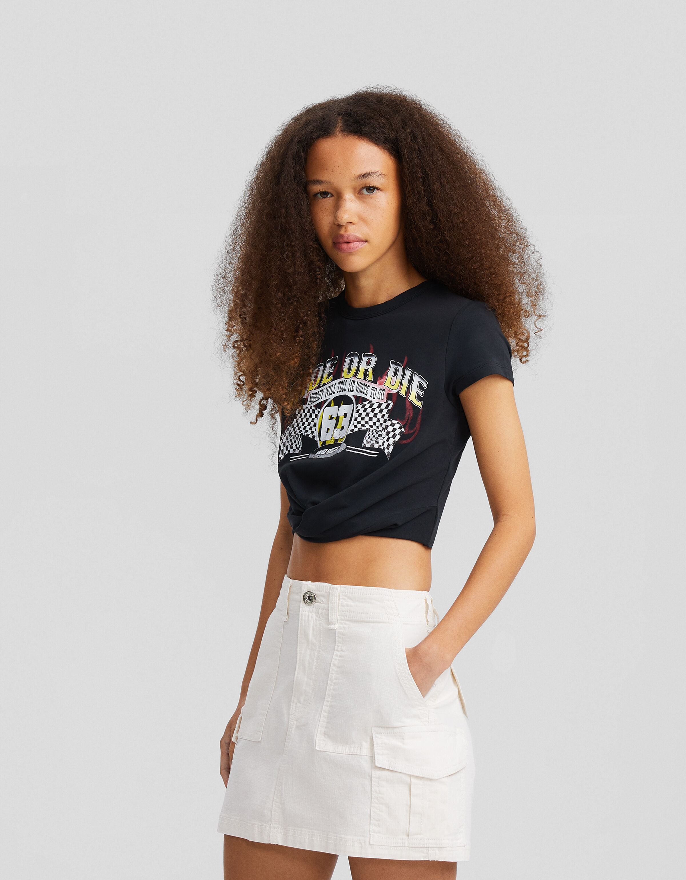 Camiseta manga corta print