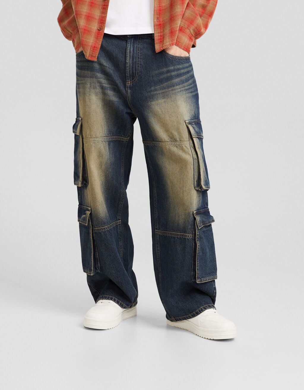 Jeans cargo baggy