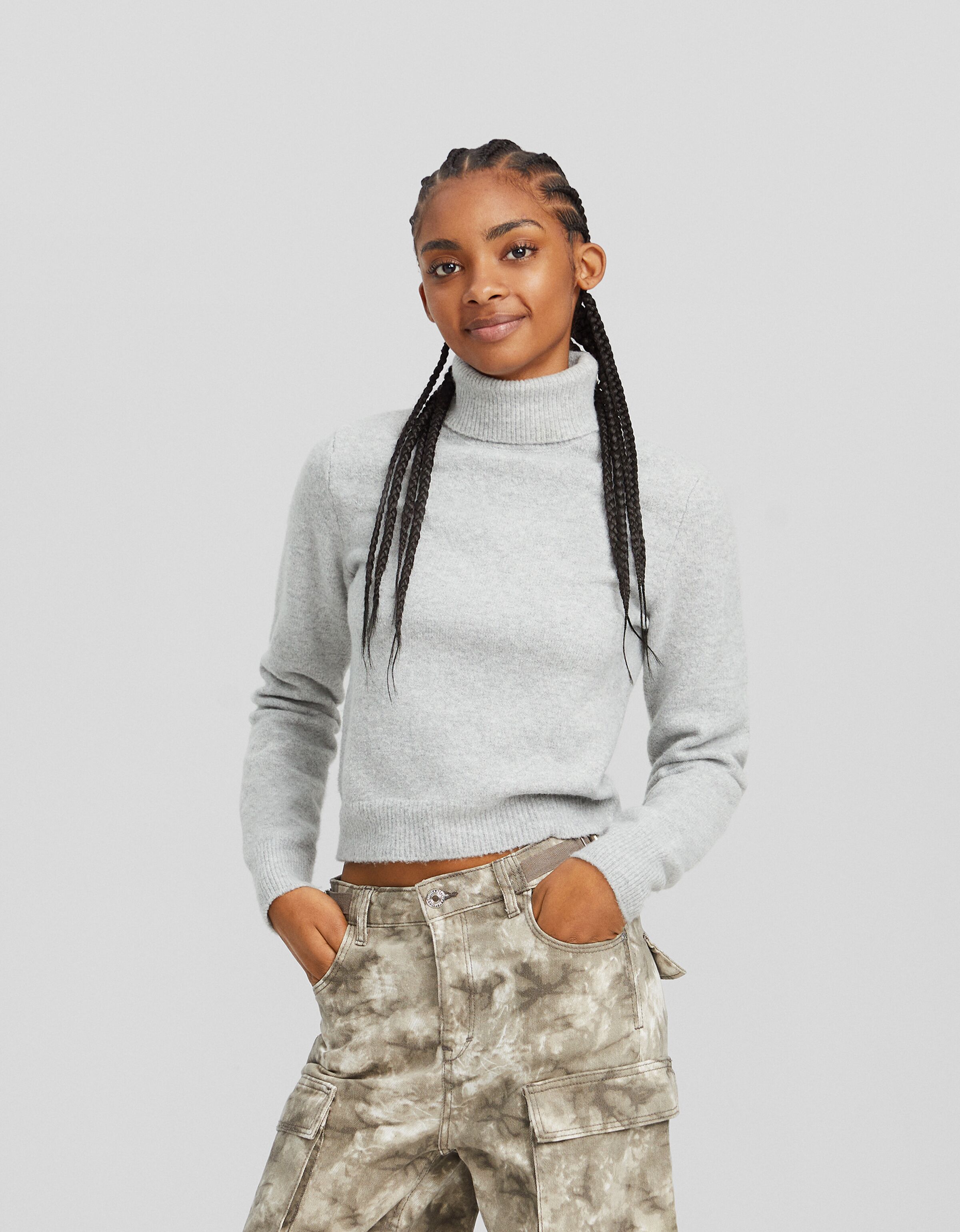 Jersey cuello subido