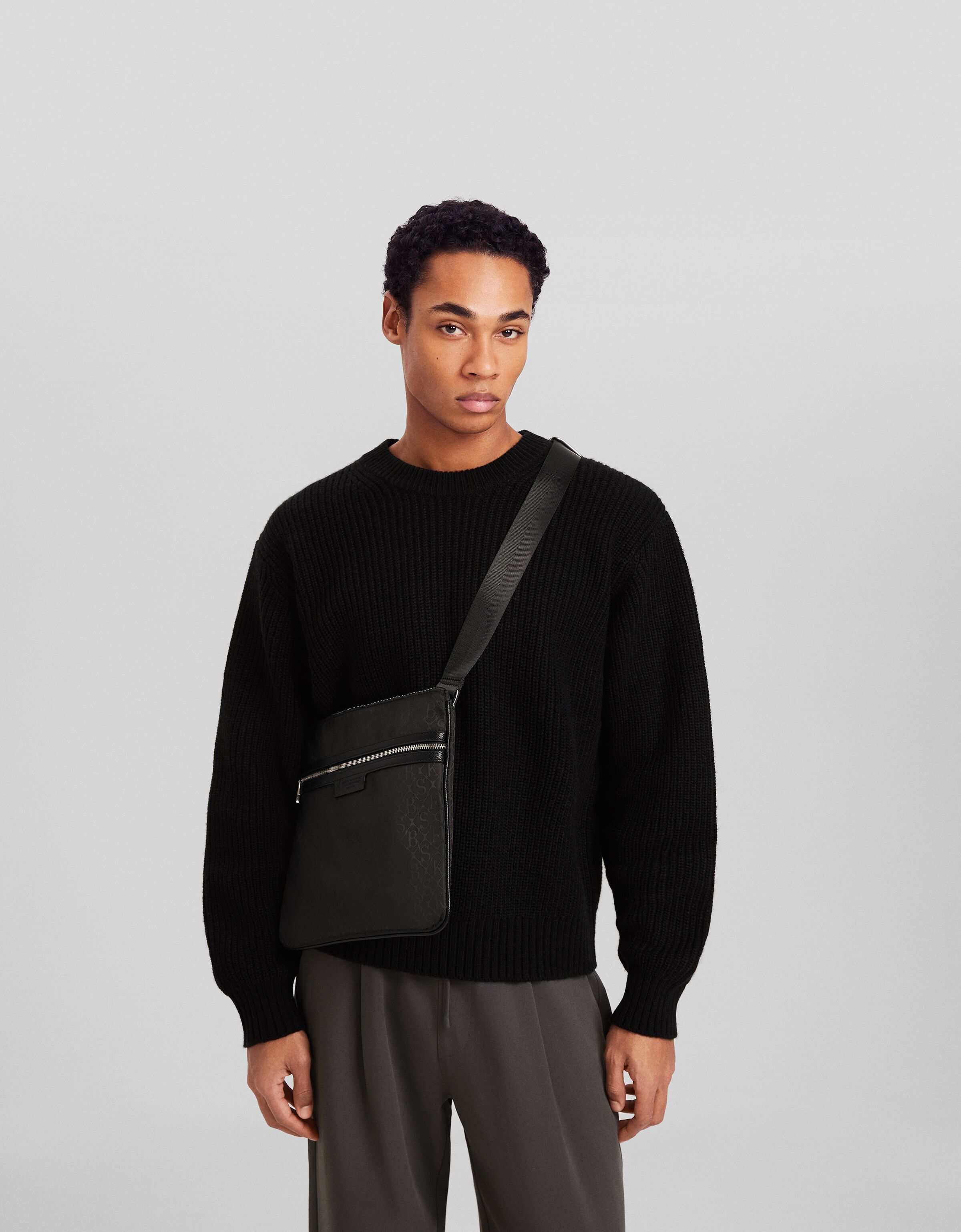 Bolso messenger técnico print