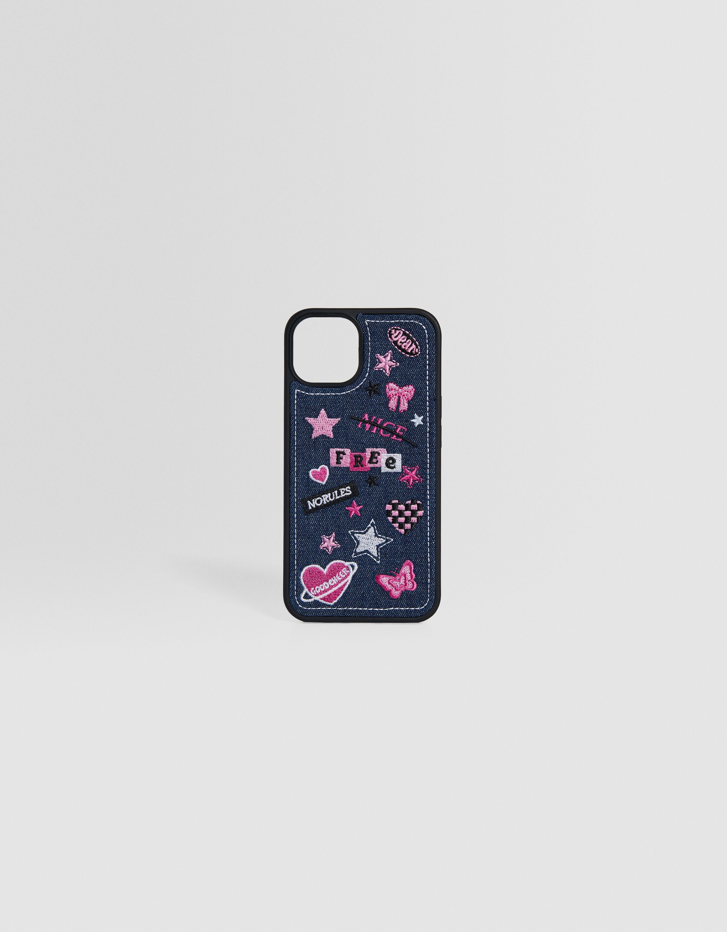 Carcasa móvil iPhone bordados