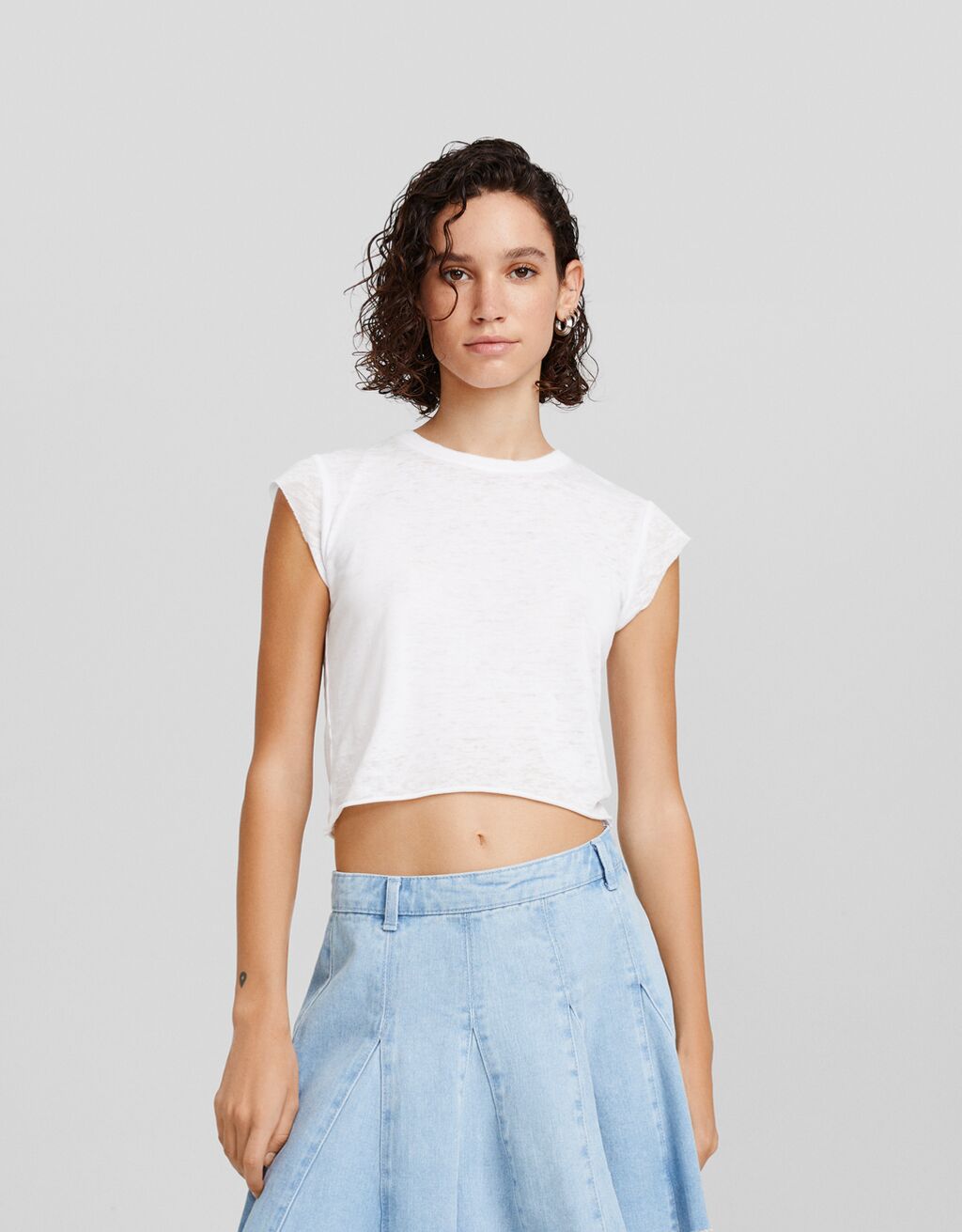 Camiseta manga corta ajustada