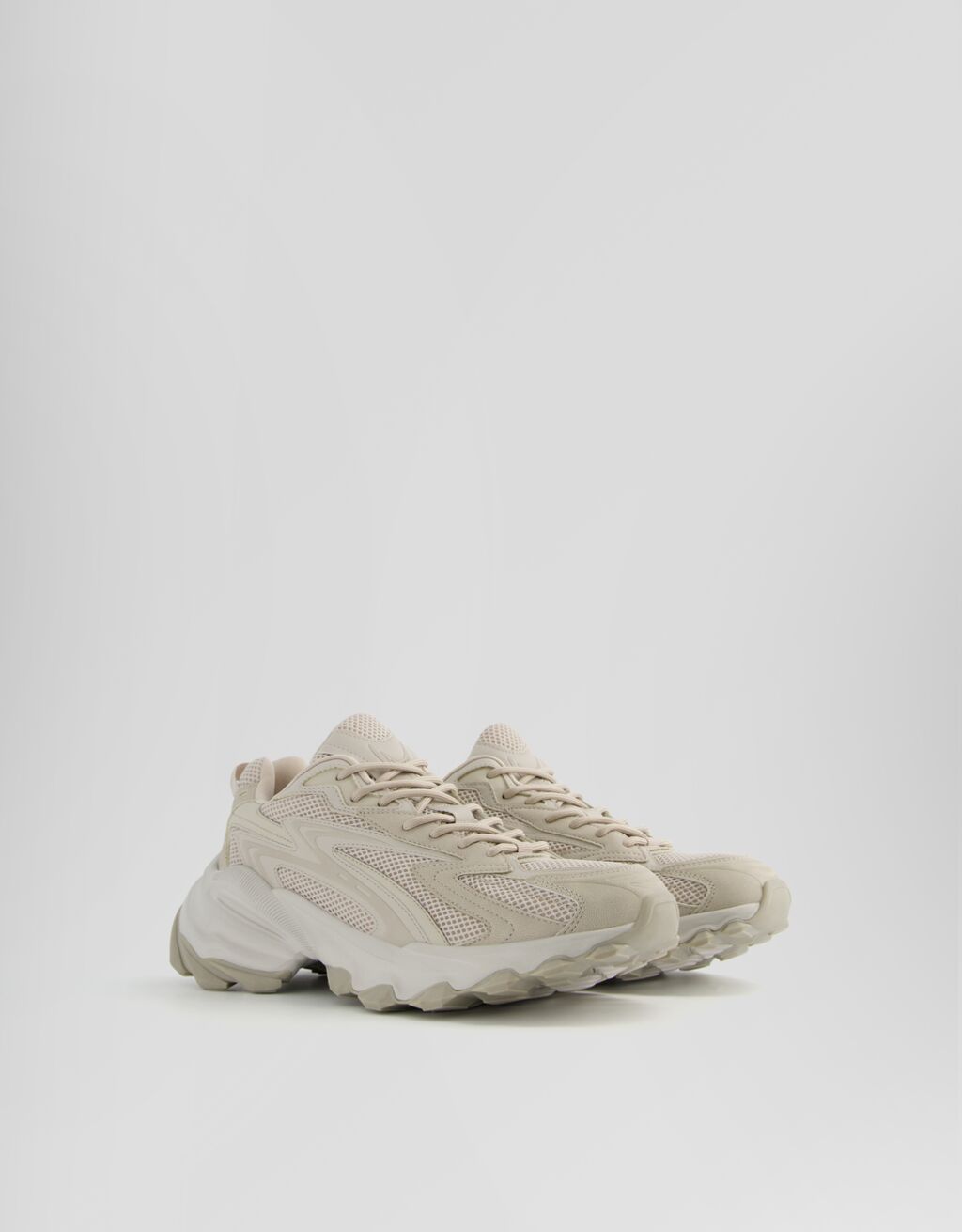 Deportivas combinadas rejilla hombre