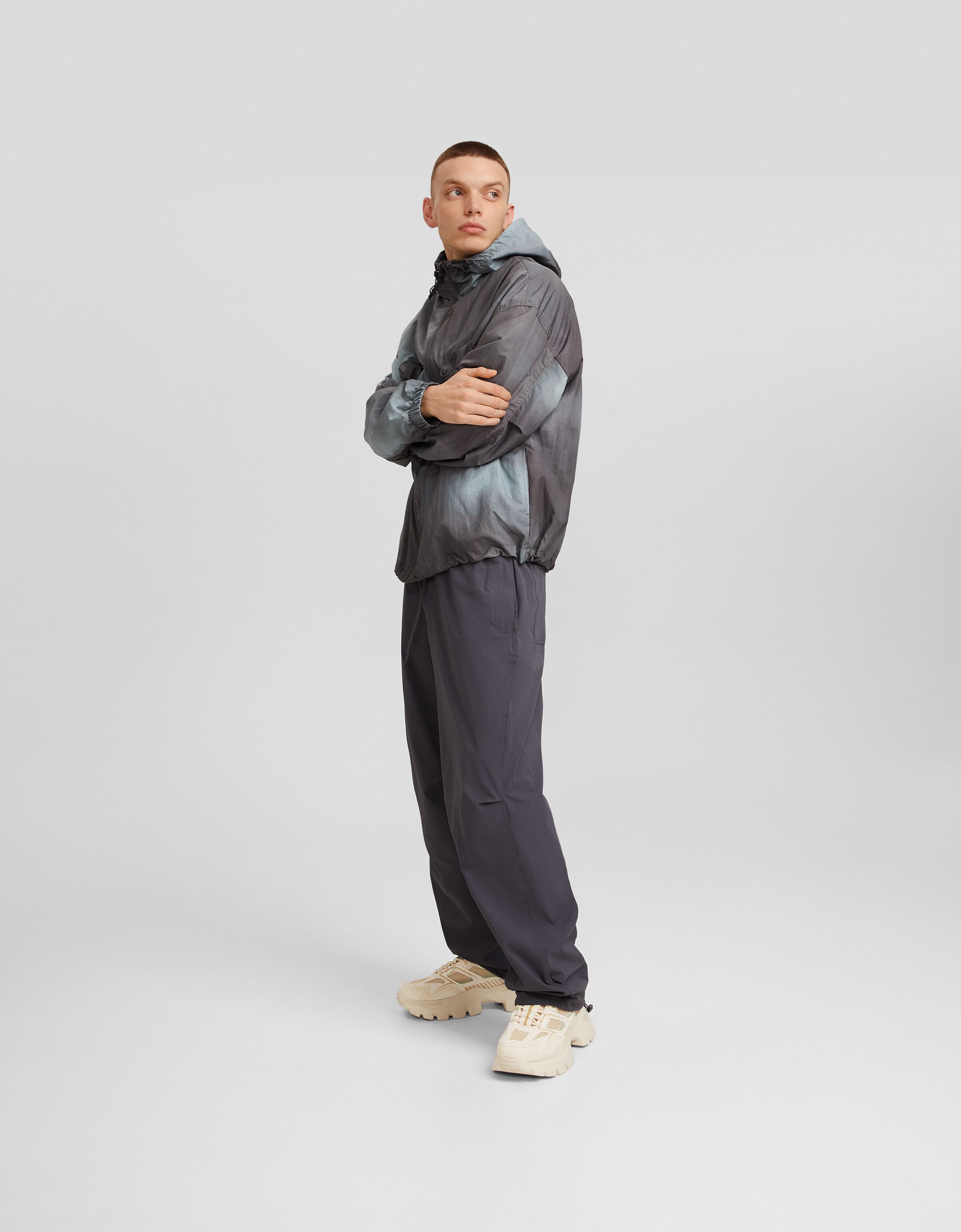 Deportivas combinadas rejilla hombre