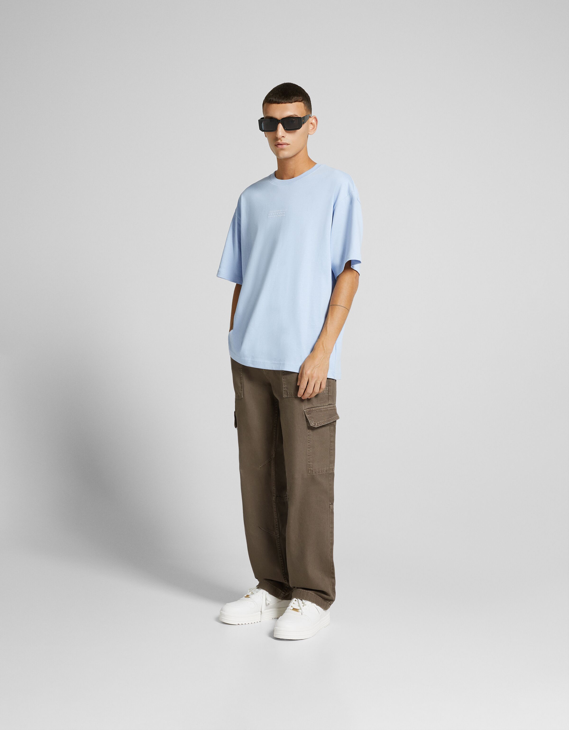 Pantalón cargo algodón