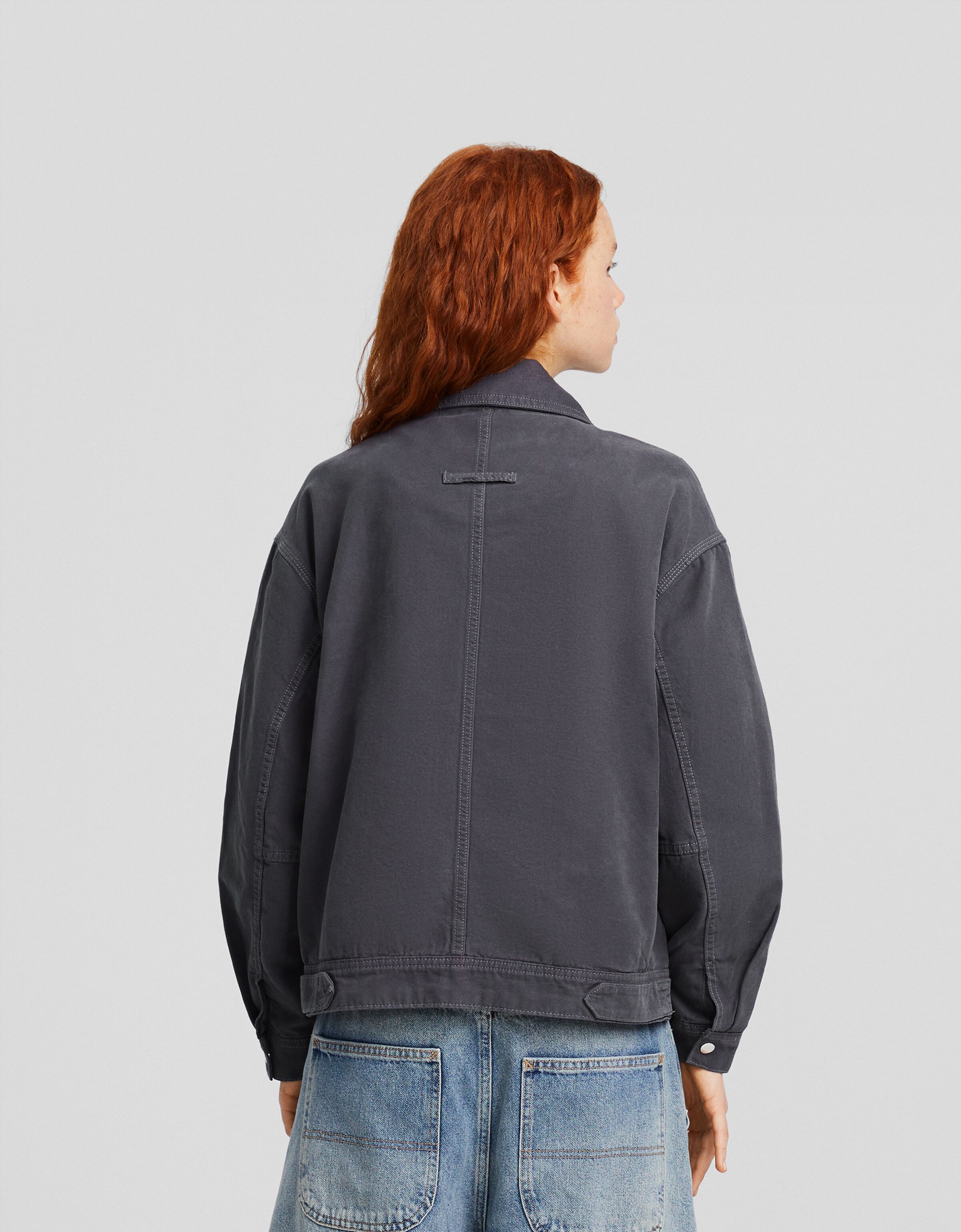 Cazadora worker canvas acolchada