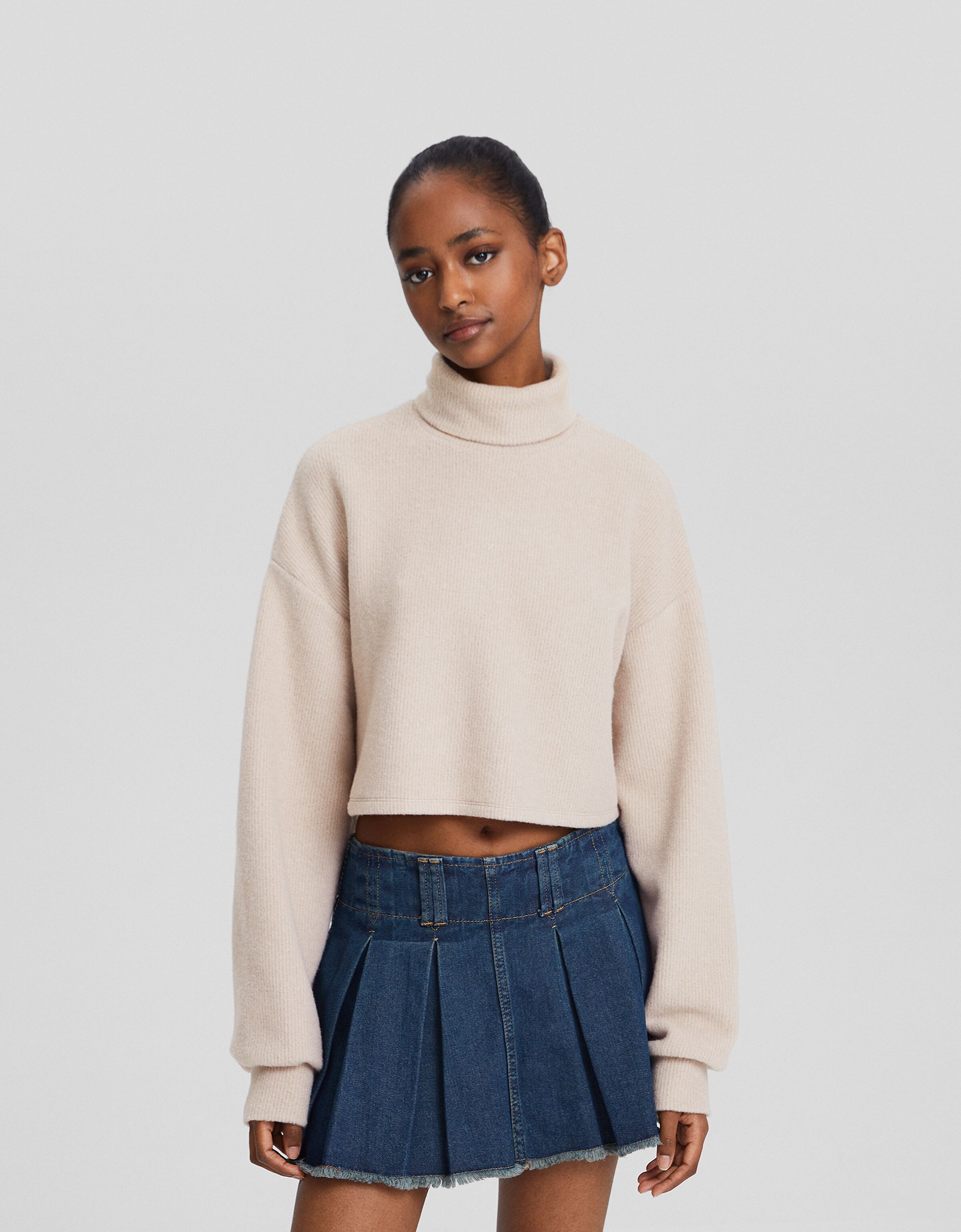 Jersey cuello subido