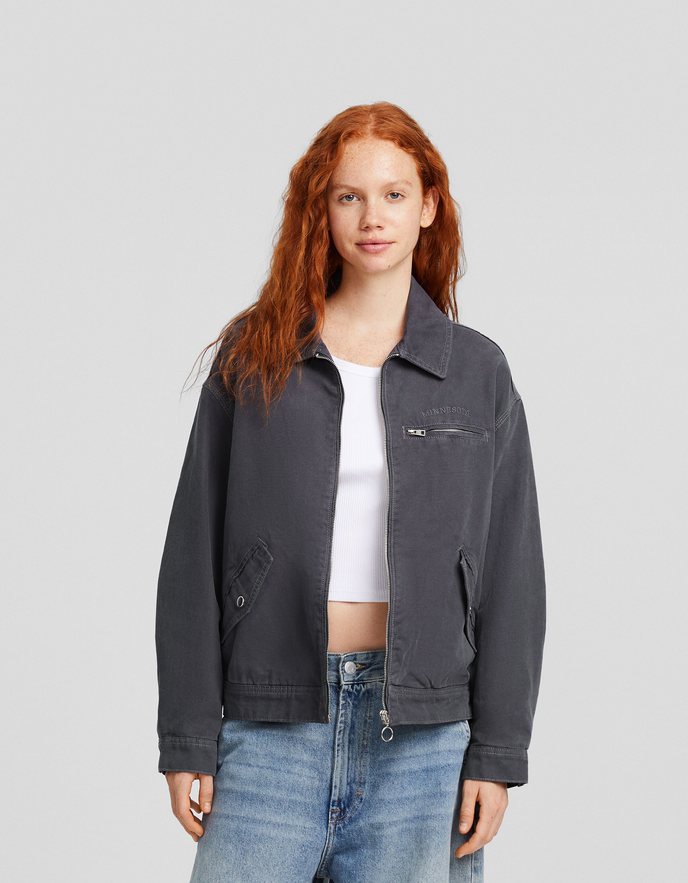 Cazadora worker canvas acolchada