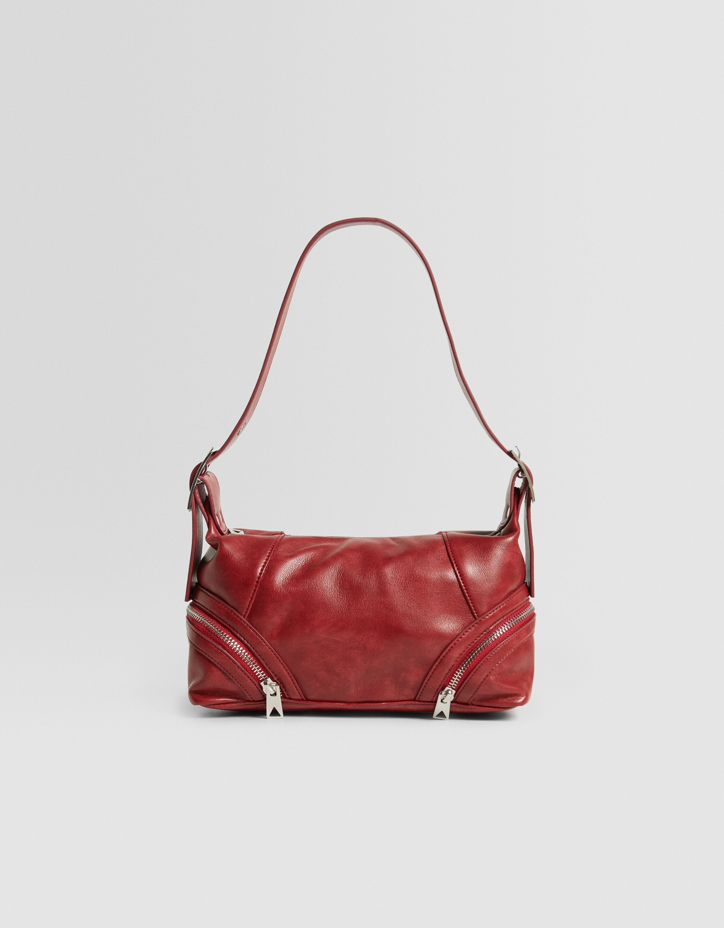 Bolso de hombro cremalleras
