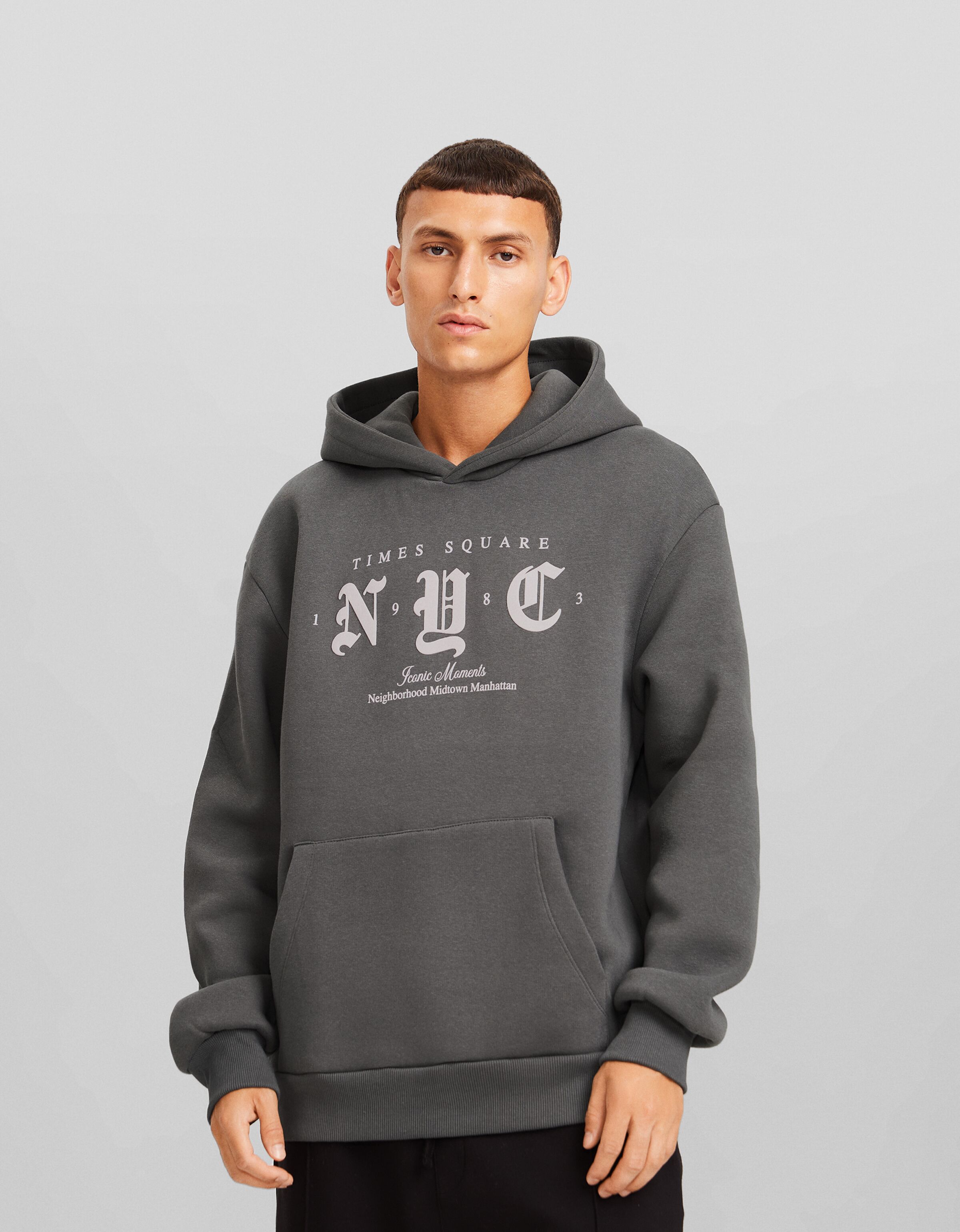 Sudadera capucha print New York City