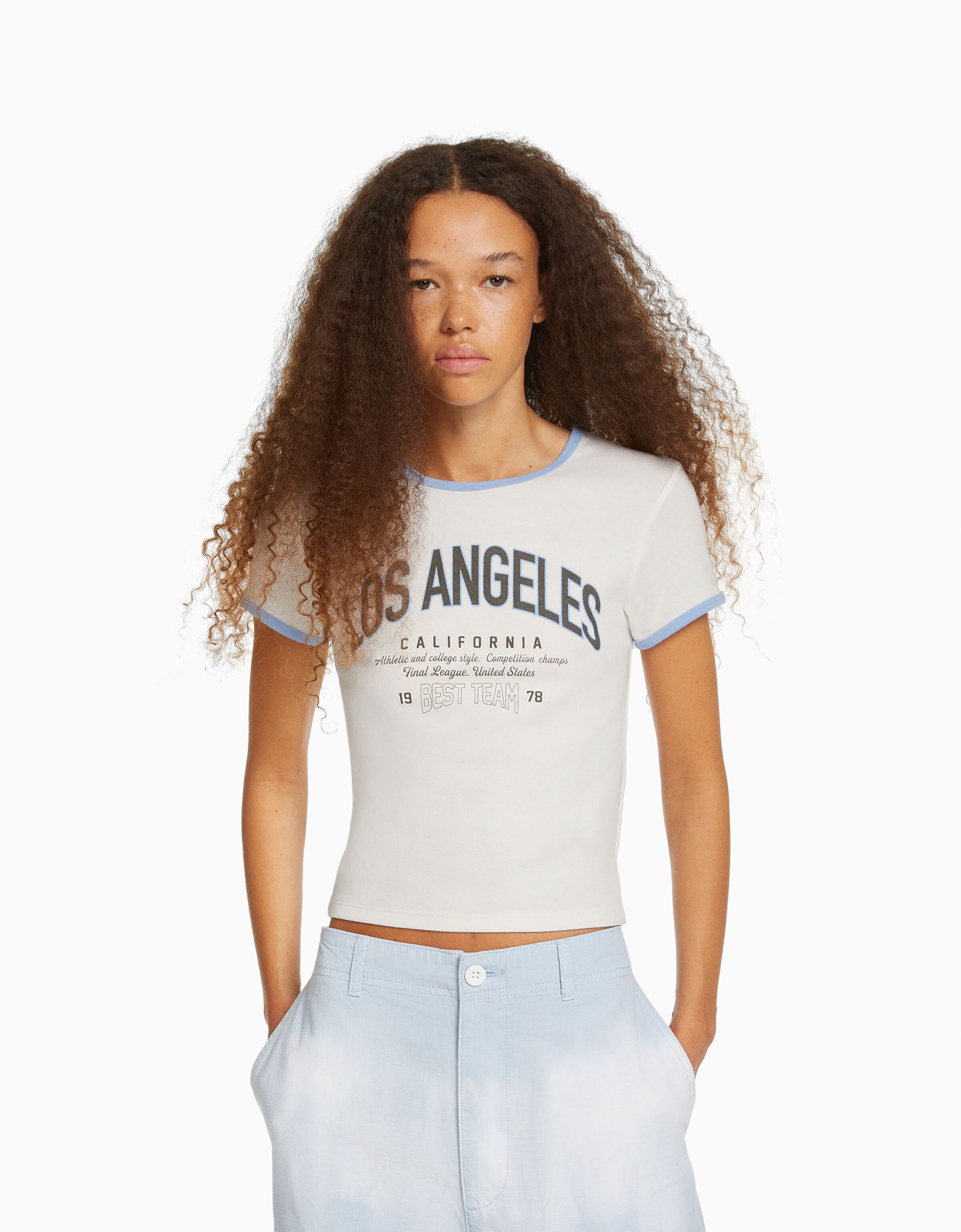 Camiseta manga corta print