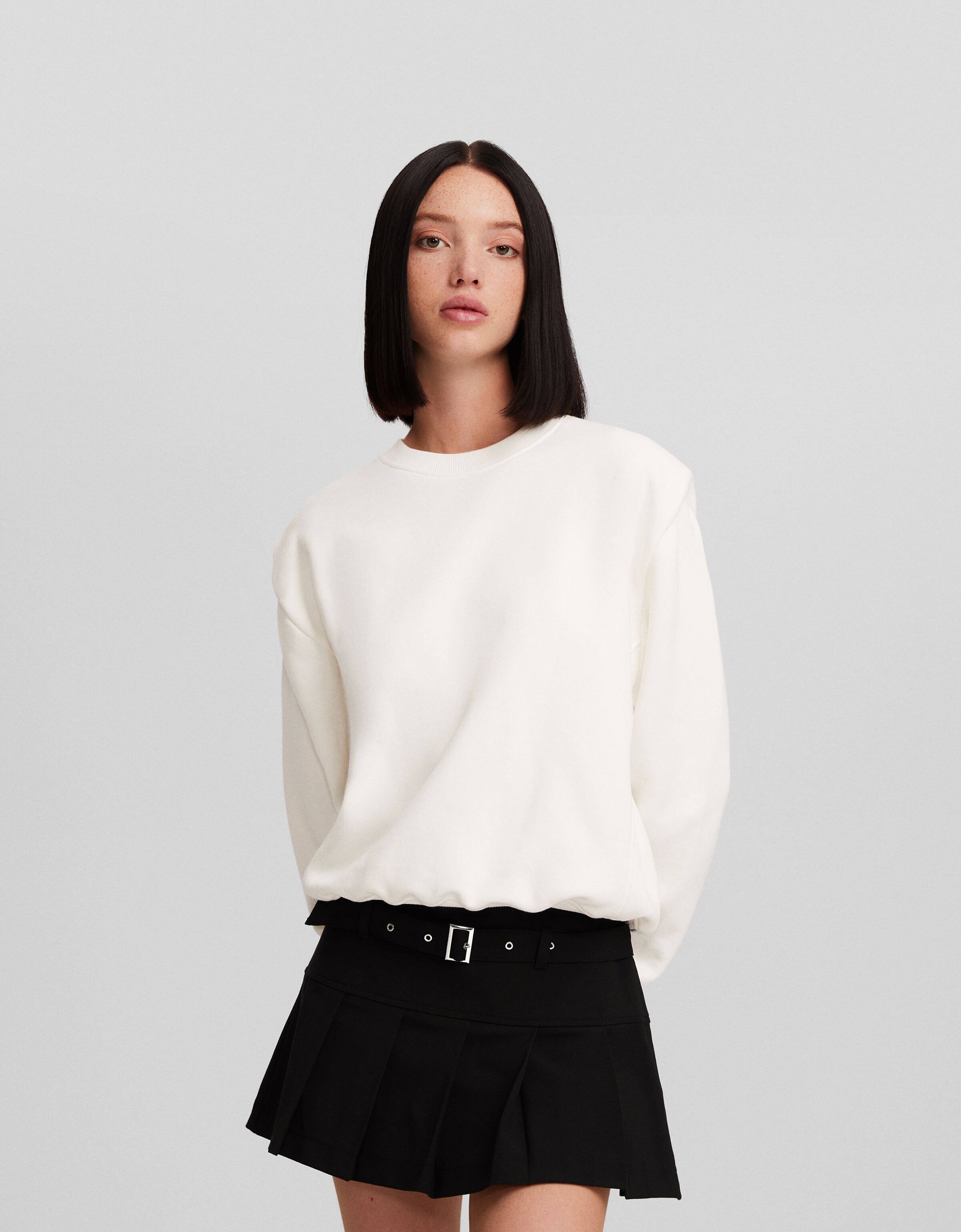 Falda mini tailoring tablas cinturón