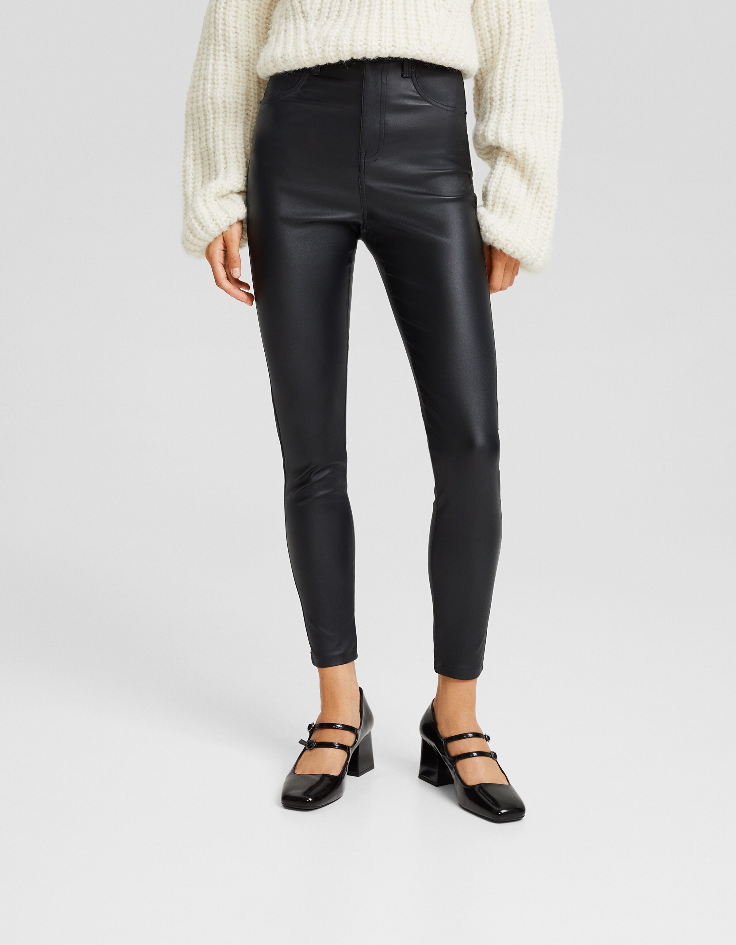 Pantalón skinny coating