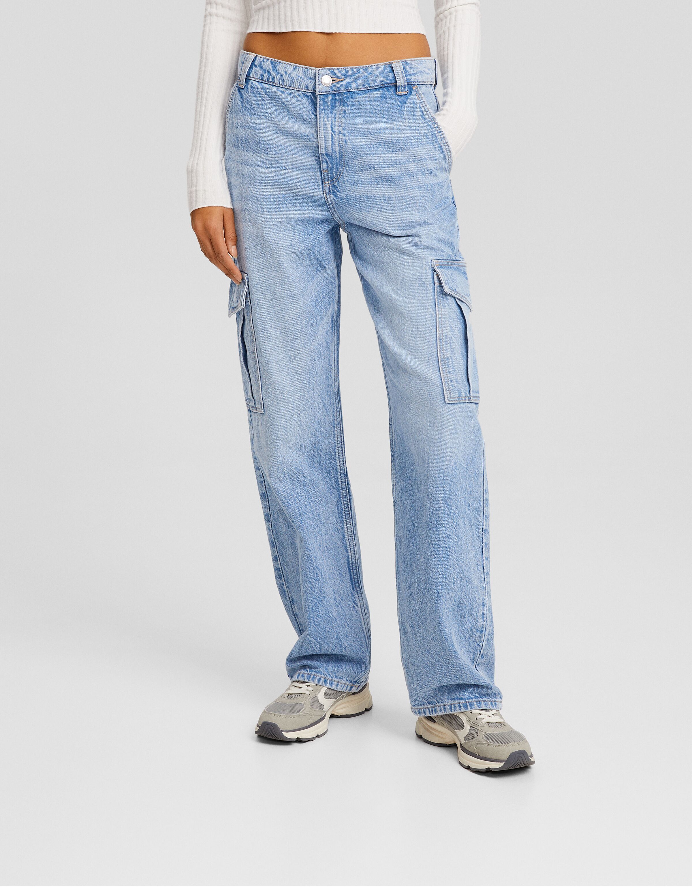 Jeans straight cargo