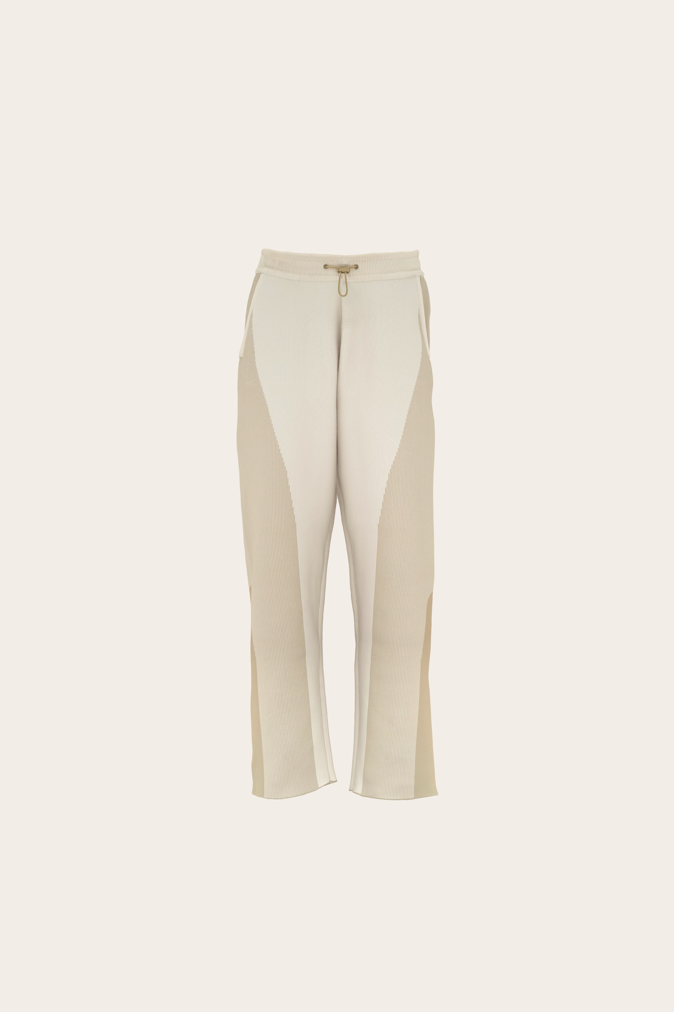 Pantalón RAL7000STUDIO x BERSHKA técnico punto contraste cintura ajustable