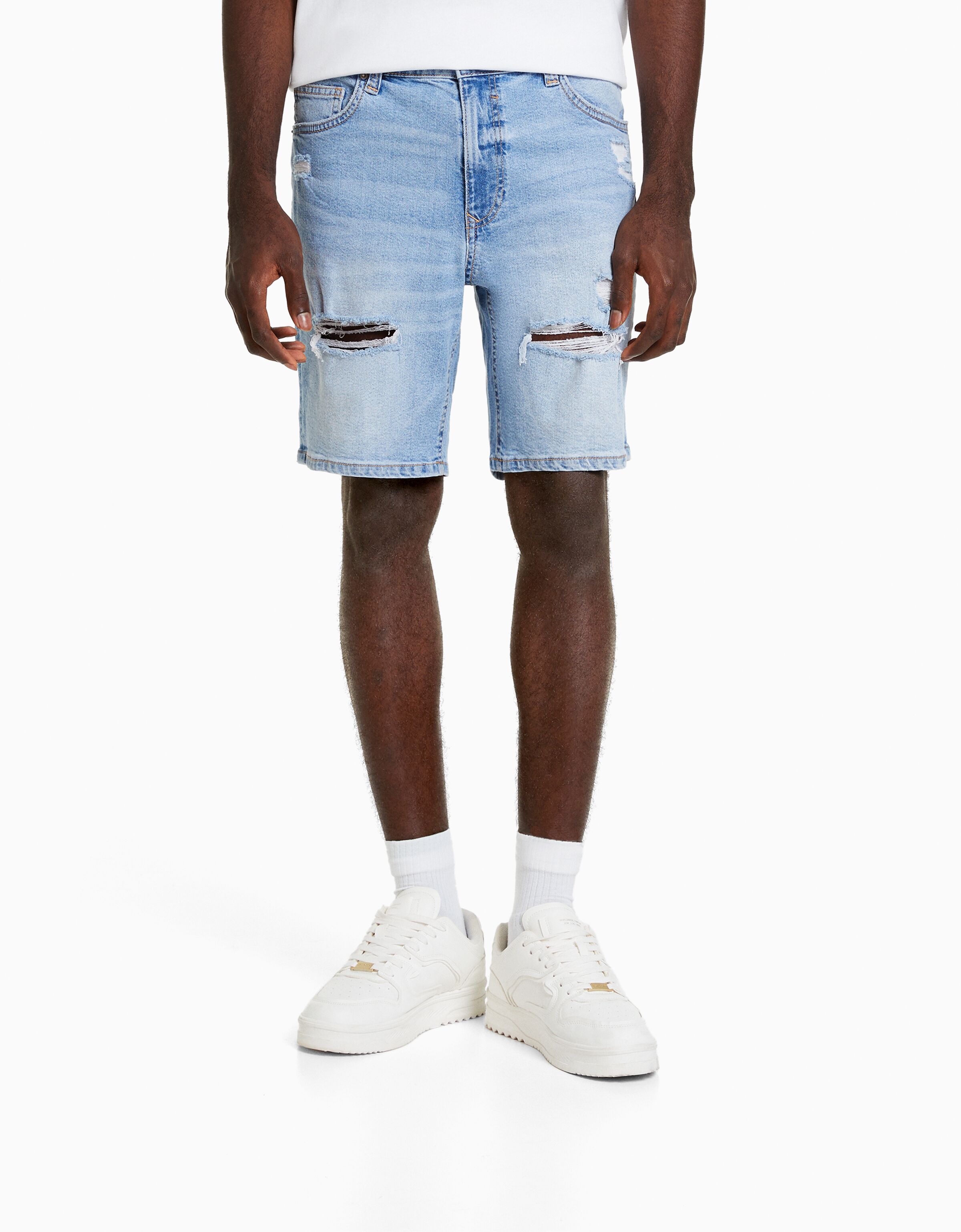 Bermuda denim rotos