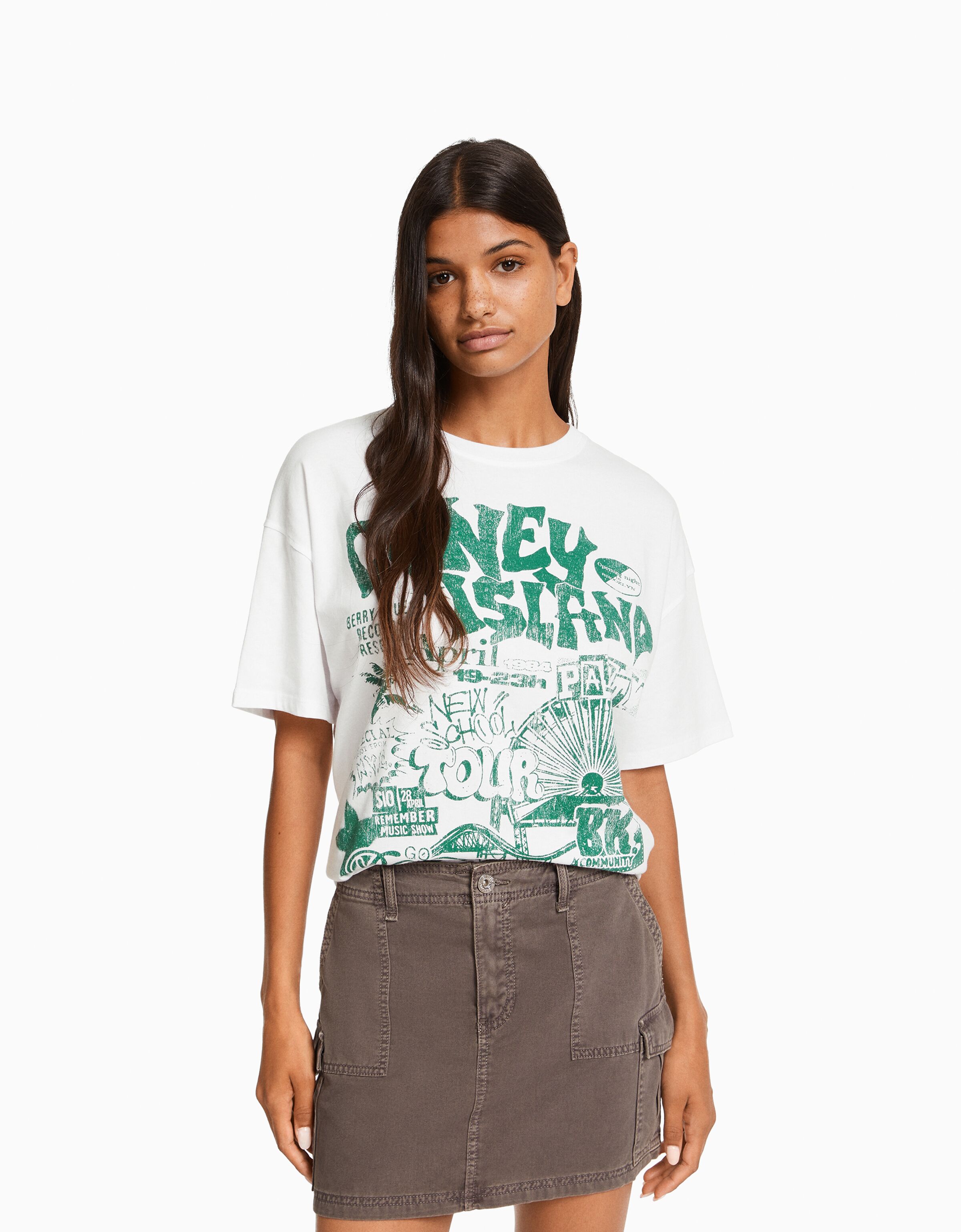 Camiseta manga corta print