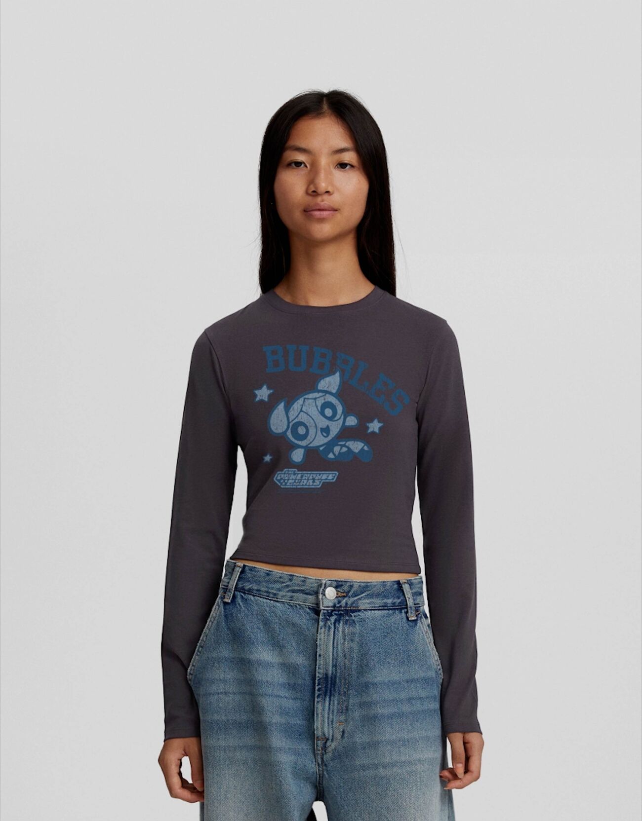 Camiseta Supernenas manga larga print