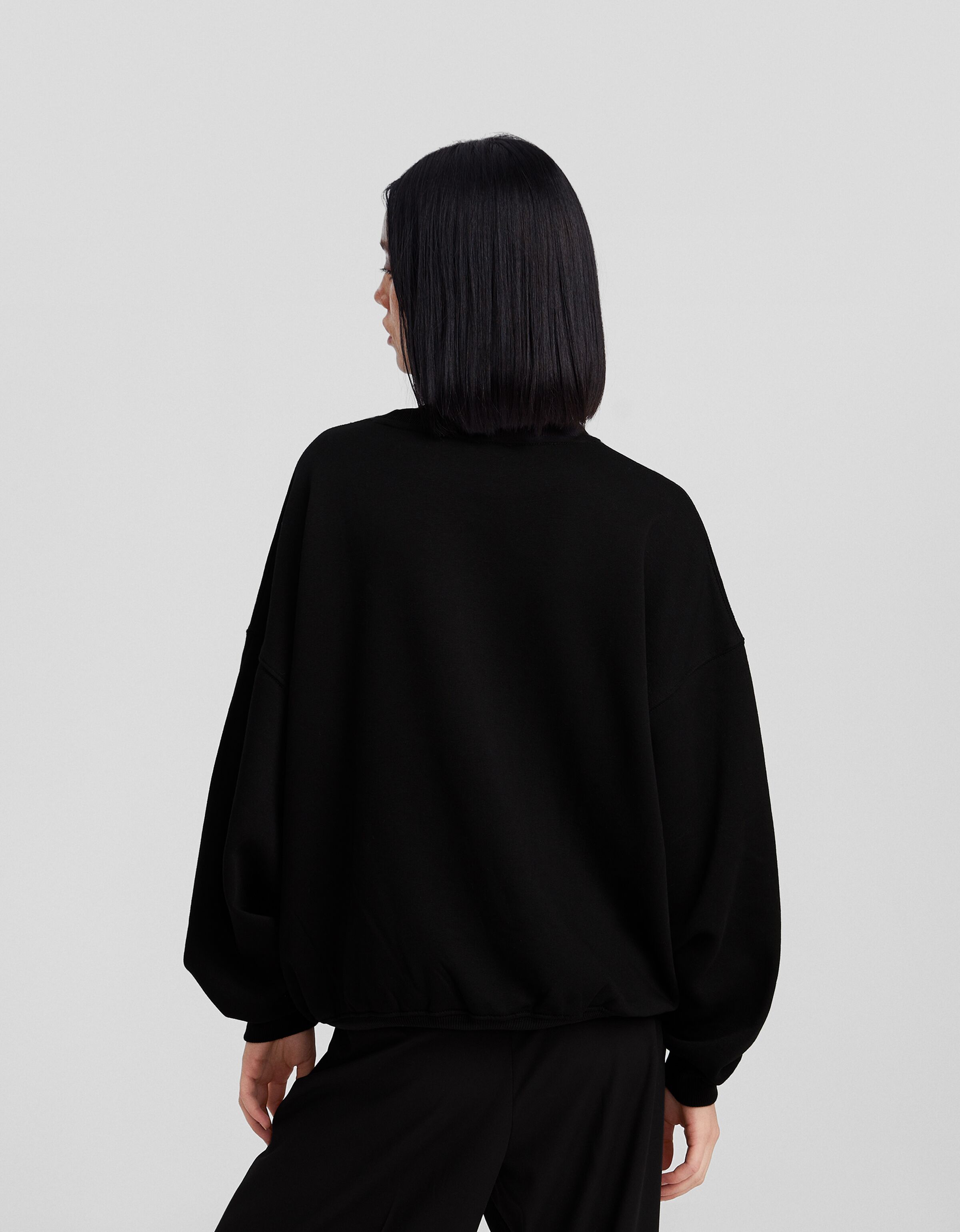 Sudadera oversize print