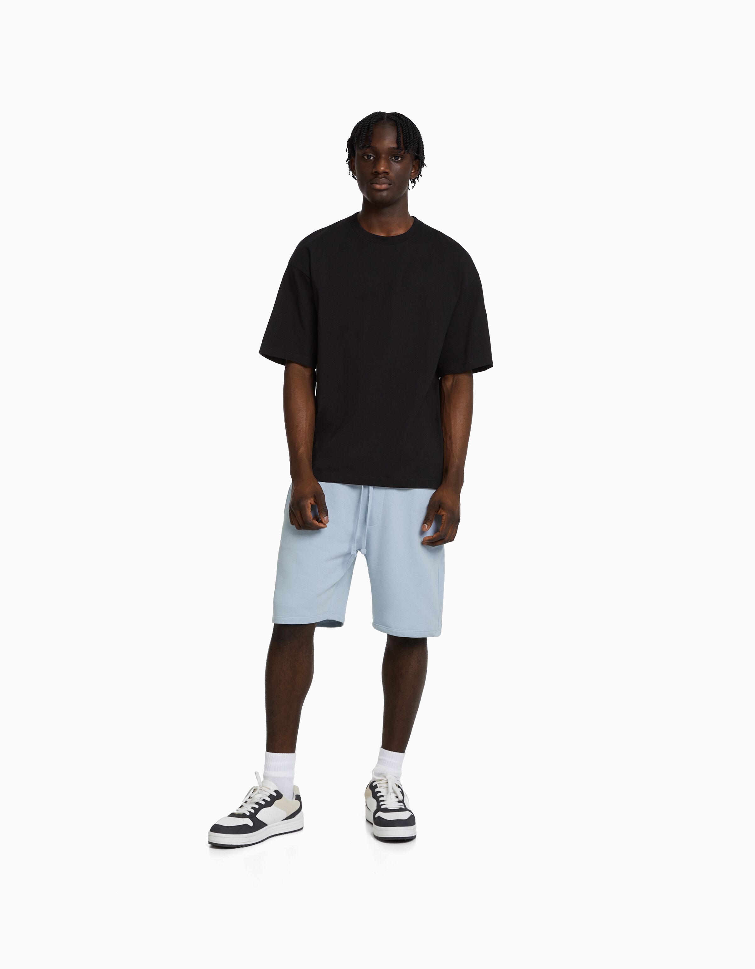 Bermuda básica felpa