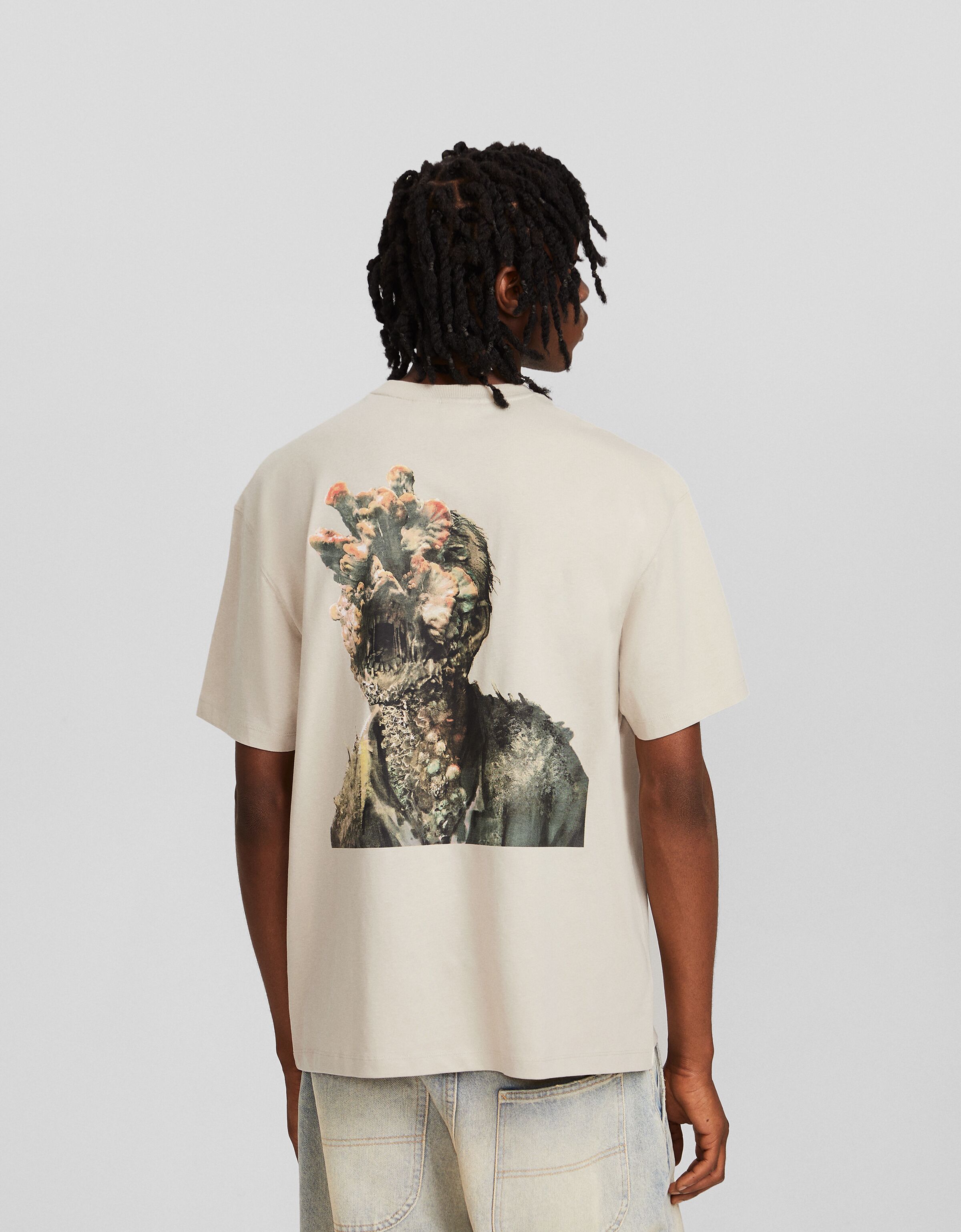 Camiseta The Last of Us manga corta boxy fit print