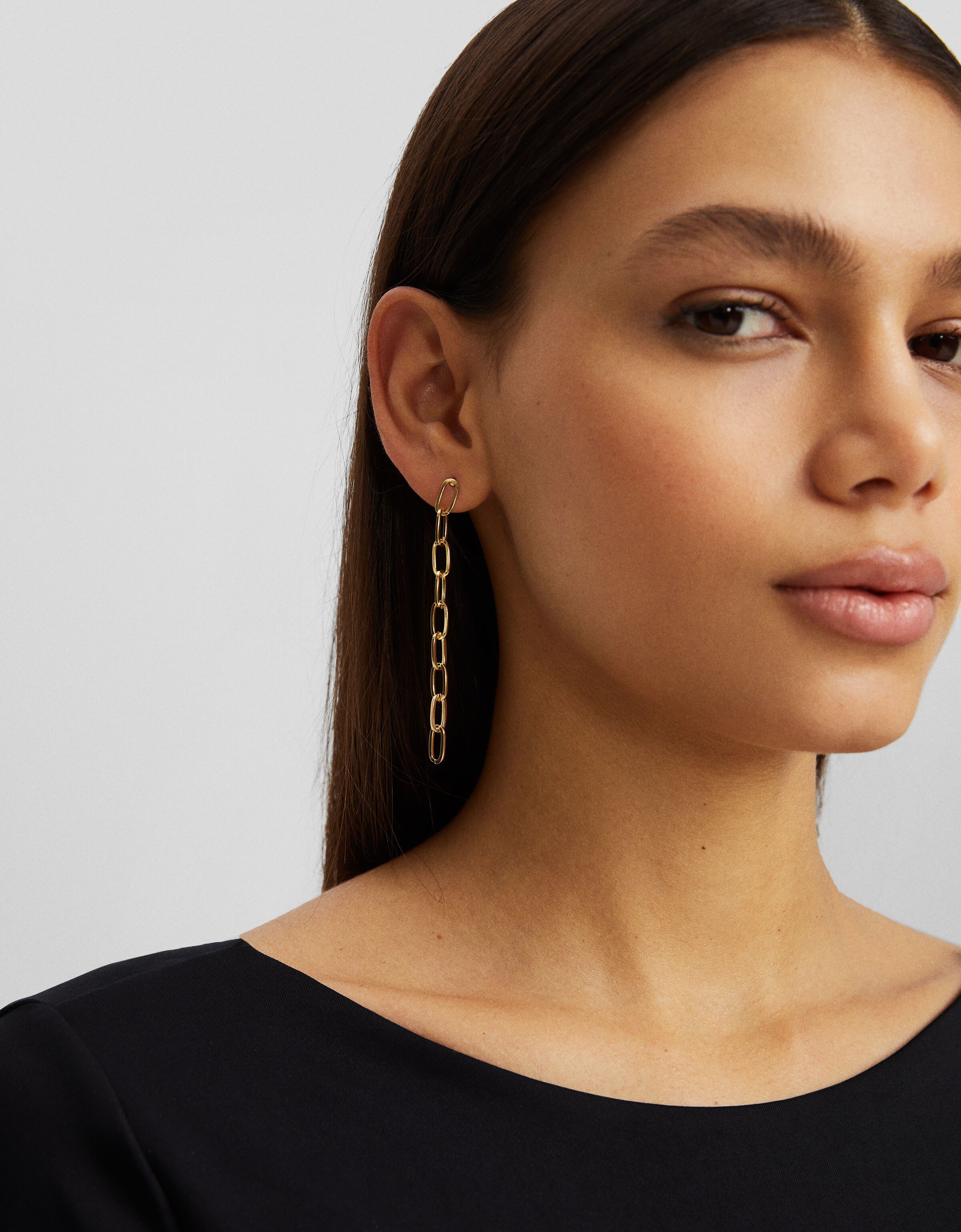 Set 3 pendientes cascada corazón