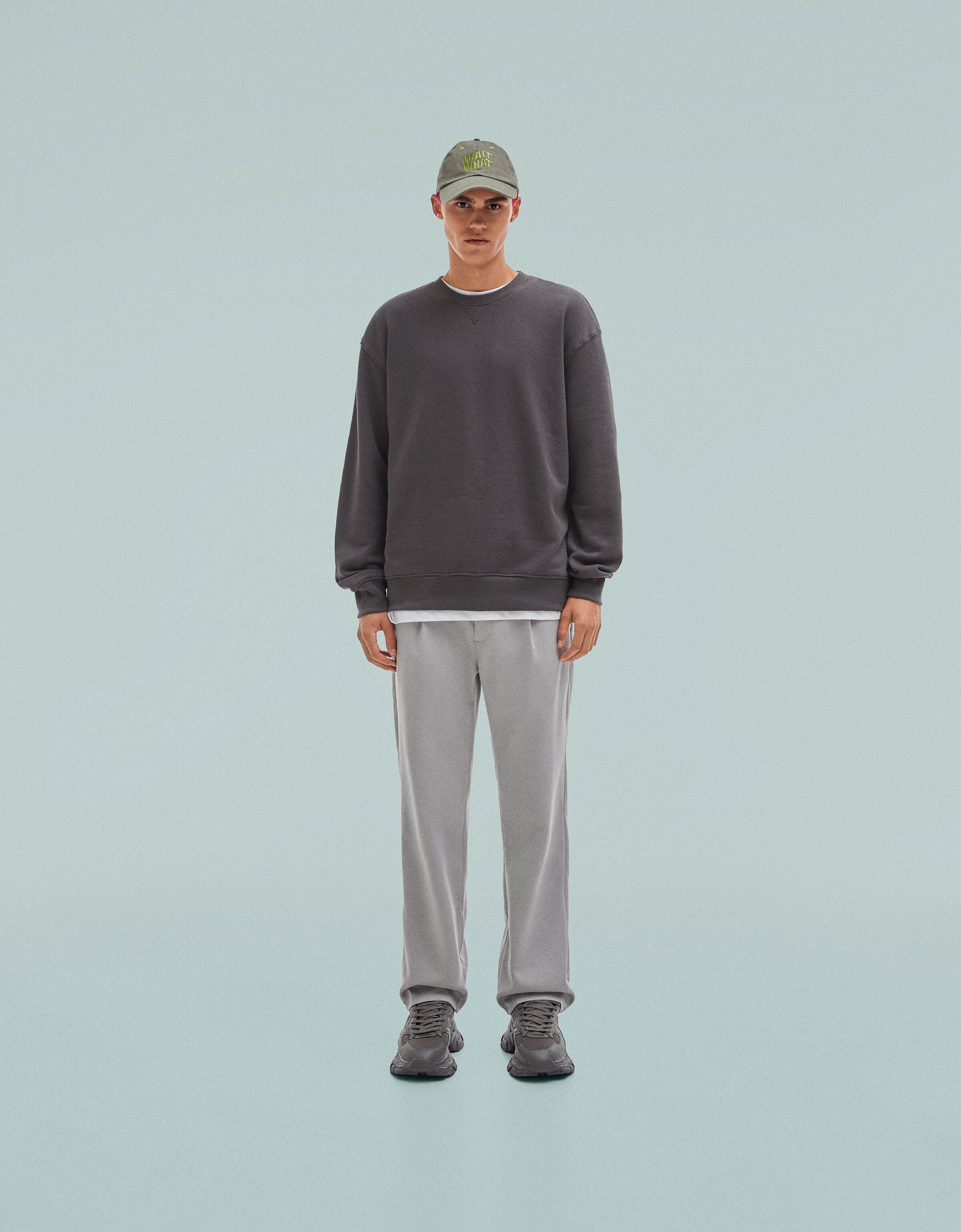 Deportivas combinadas rejilla hombre