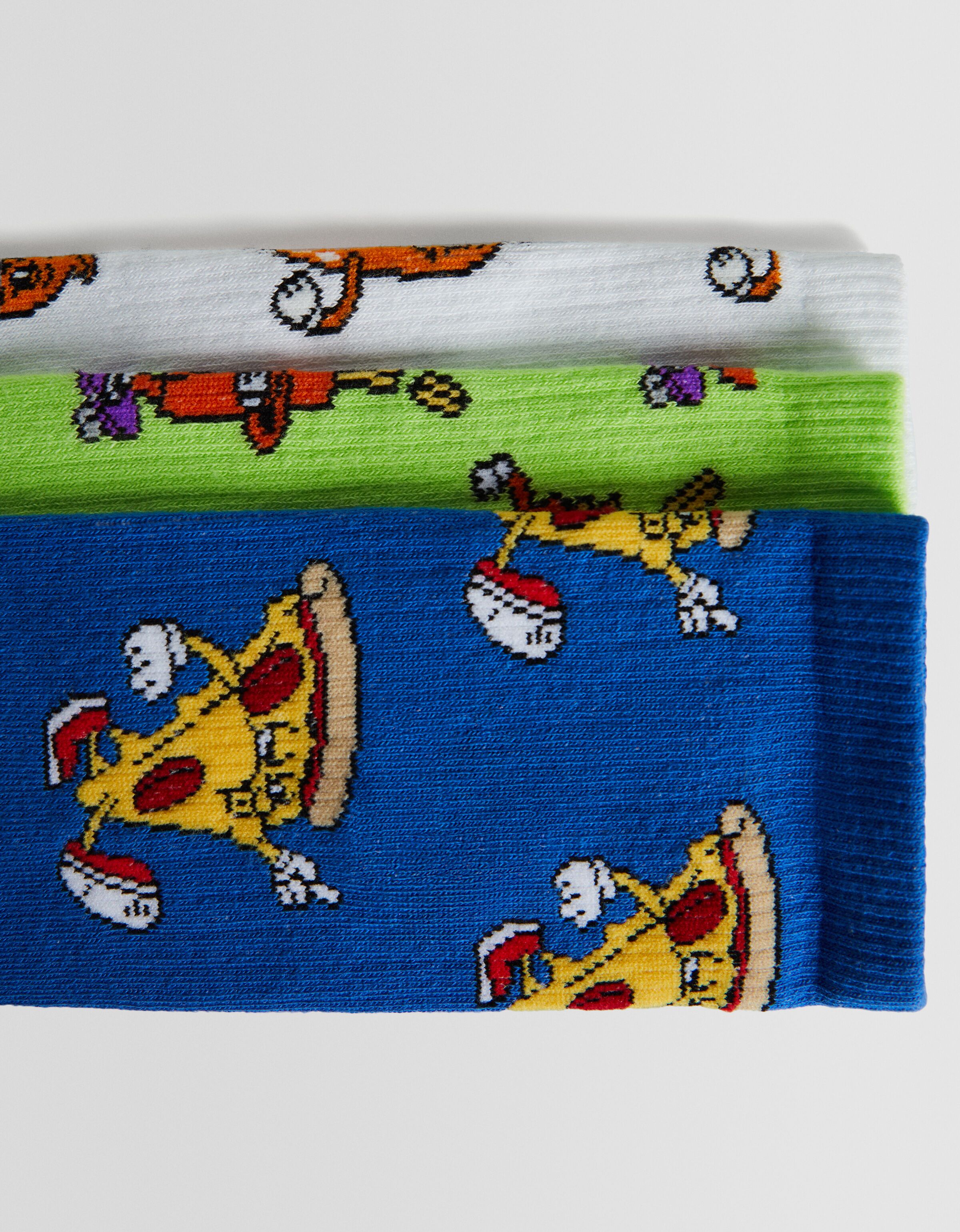 Pack 3 calcetines bordado