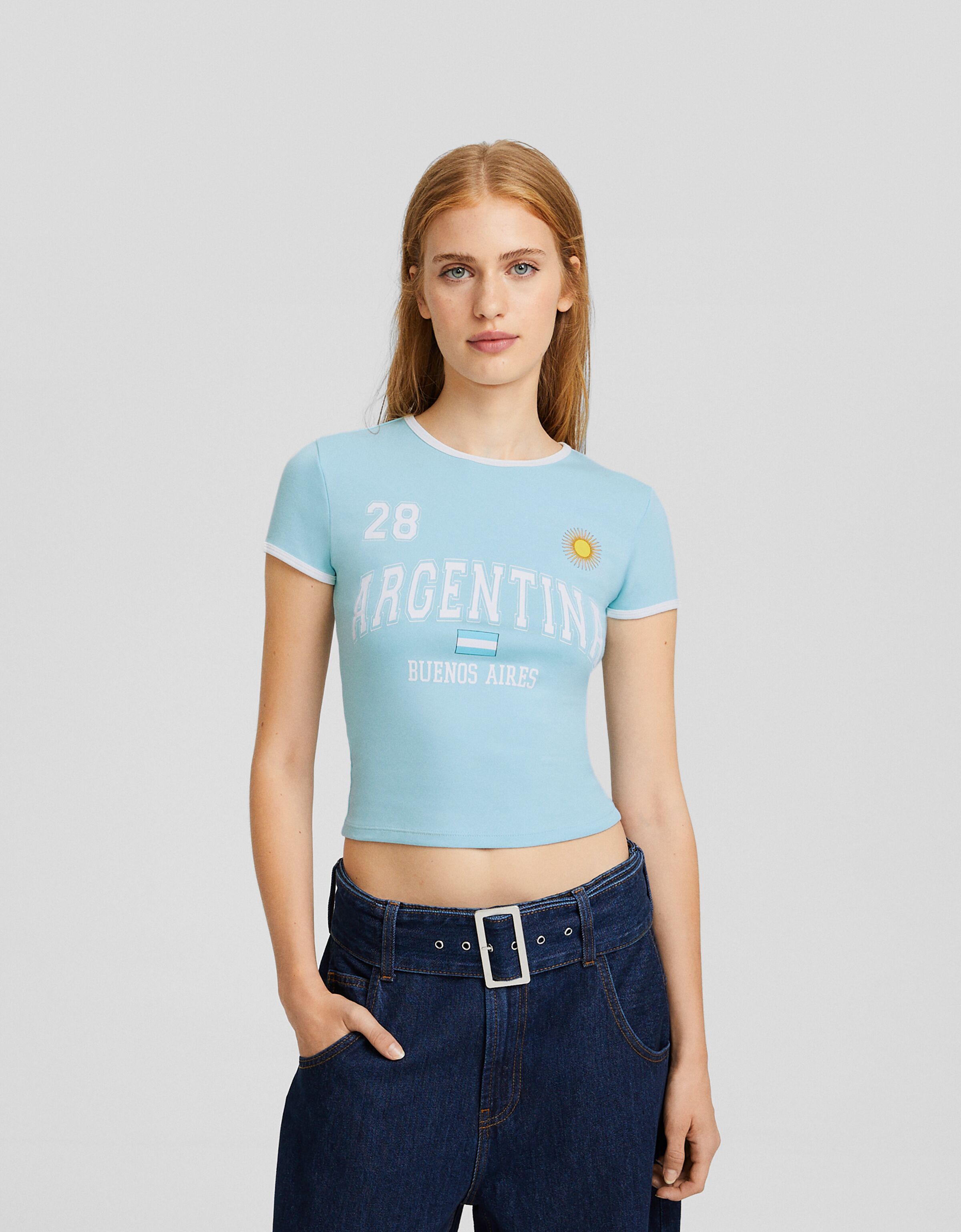 Camiseta manga corta print