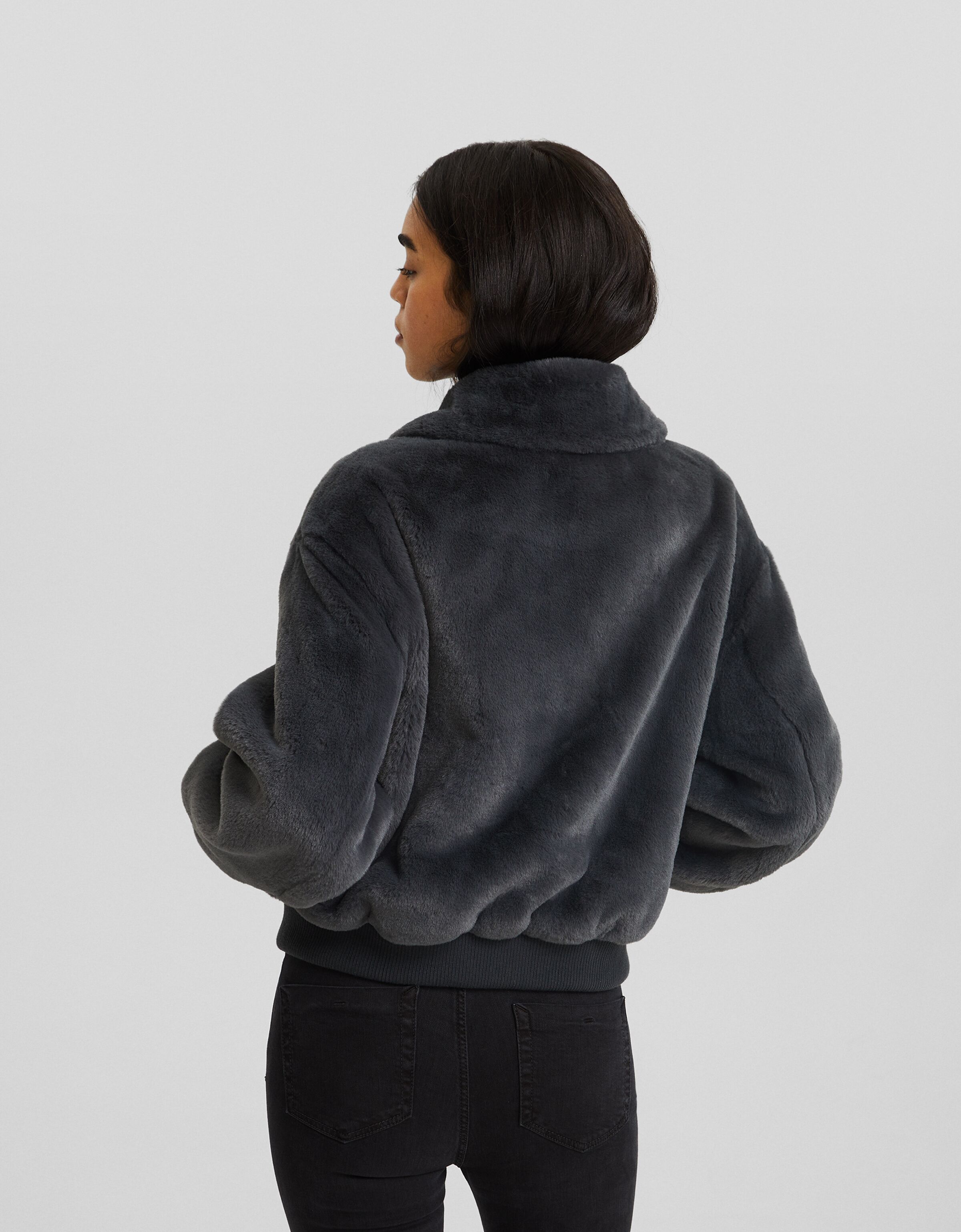 Cazadora trucker teddy