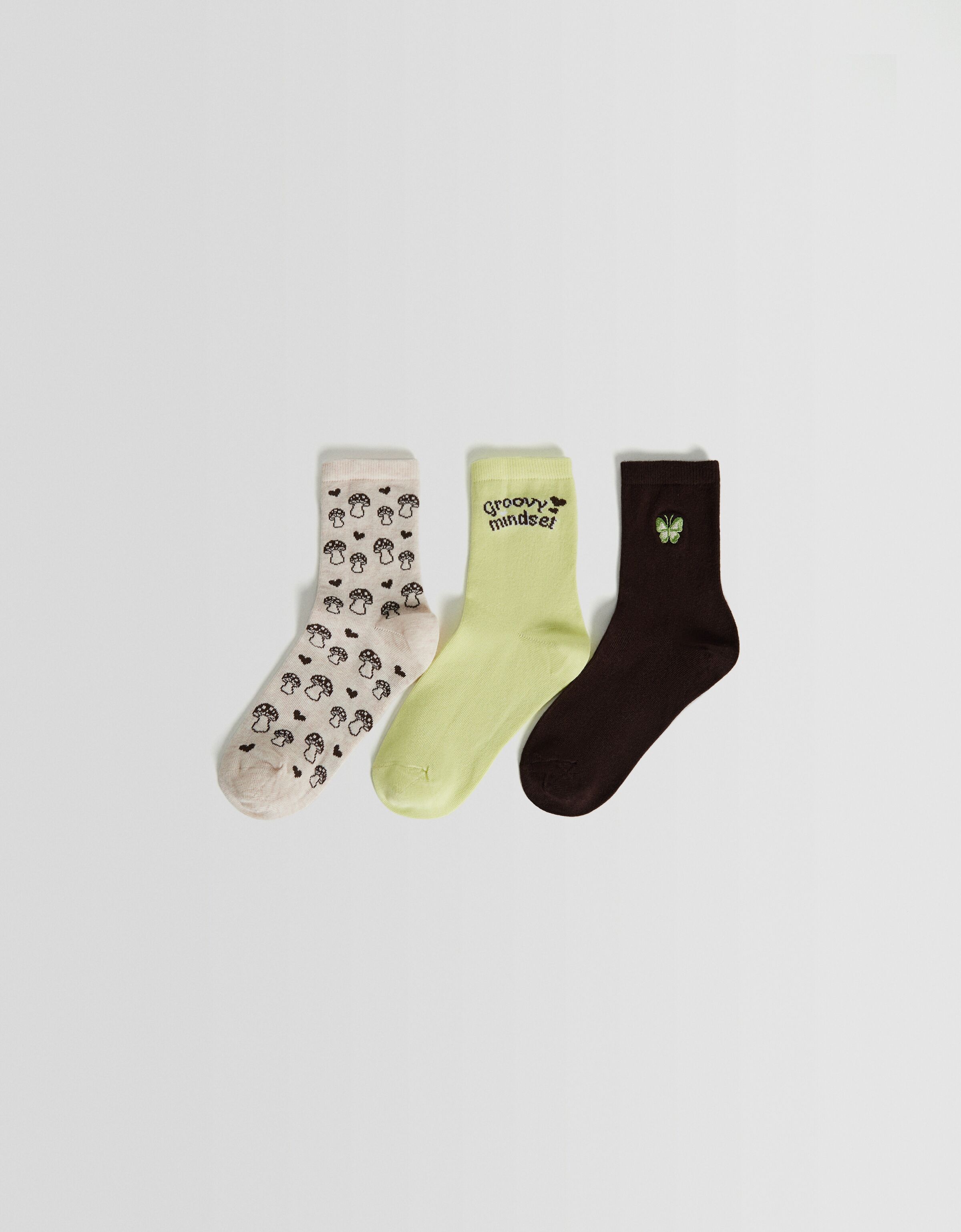 Pack 3 calcetines print