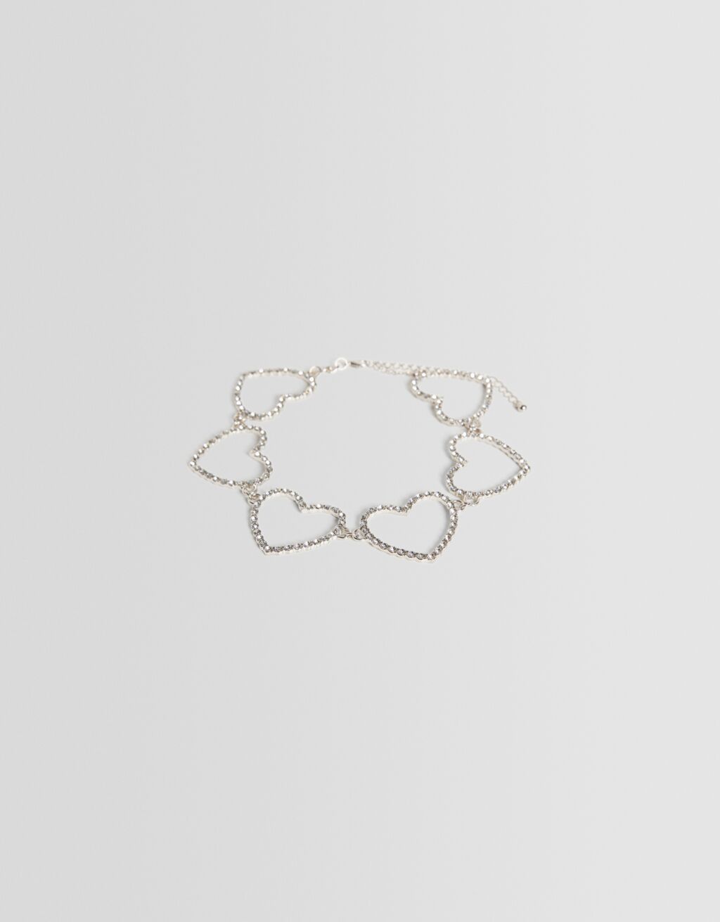 Collar choker corazones