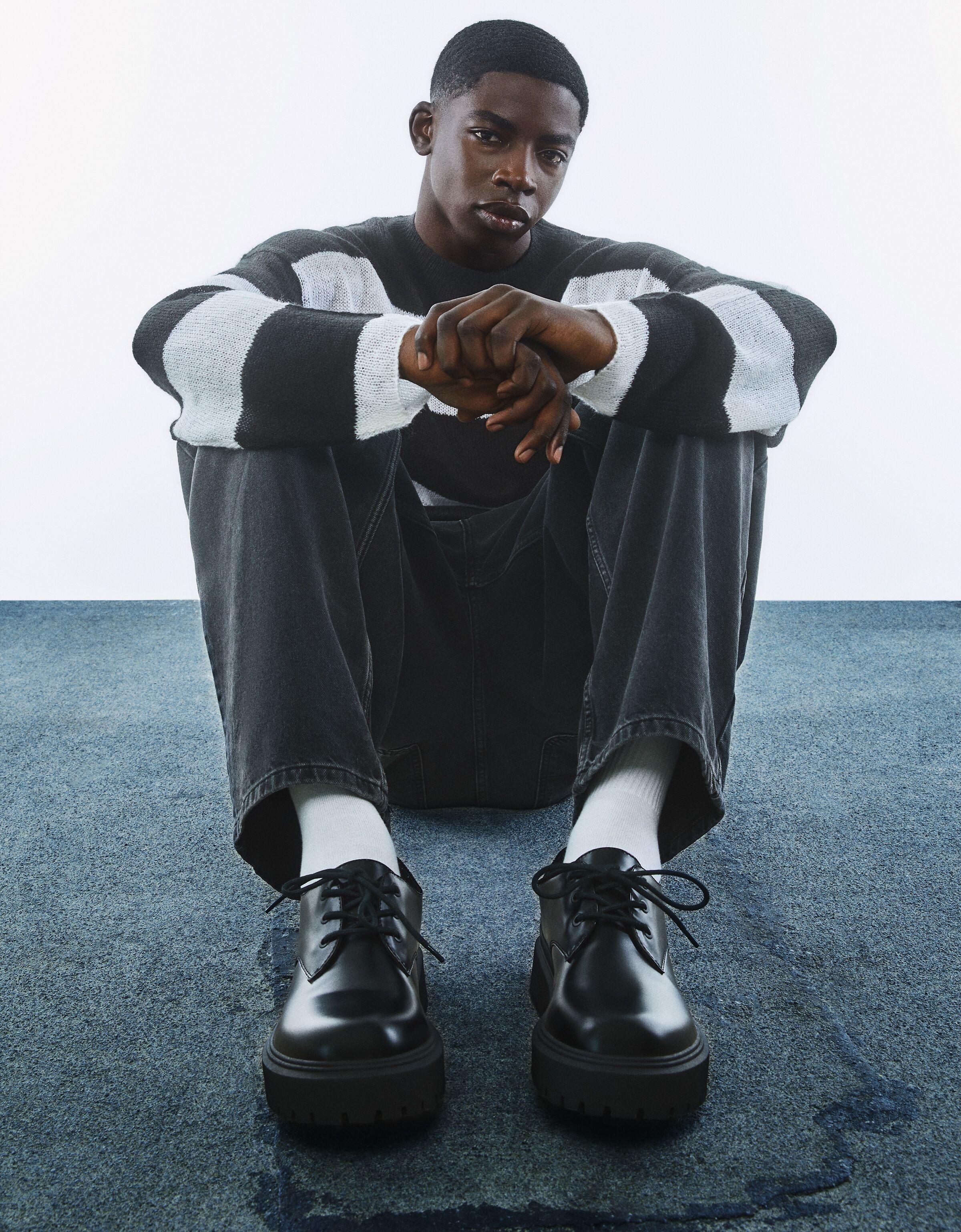 Zapato tipo blucher hombre