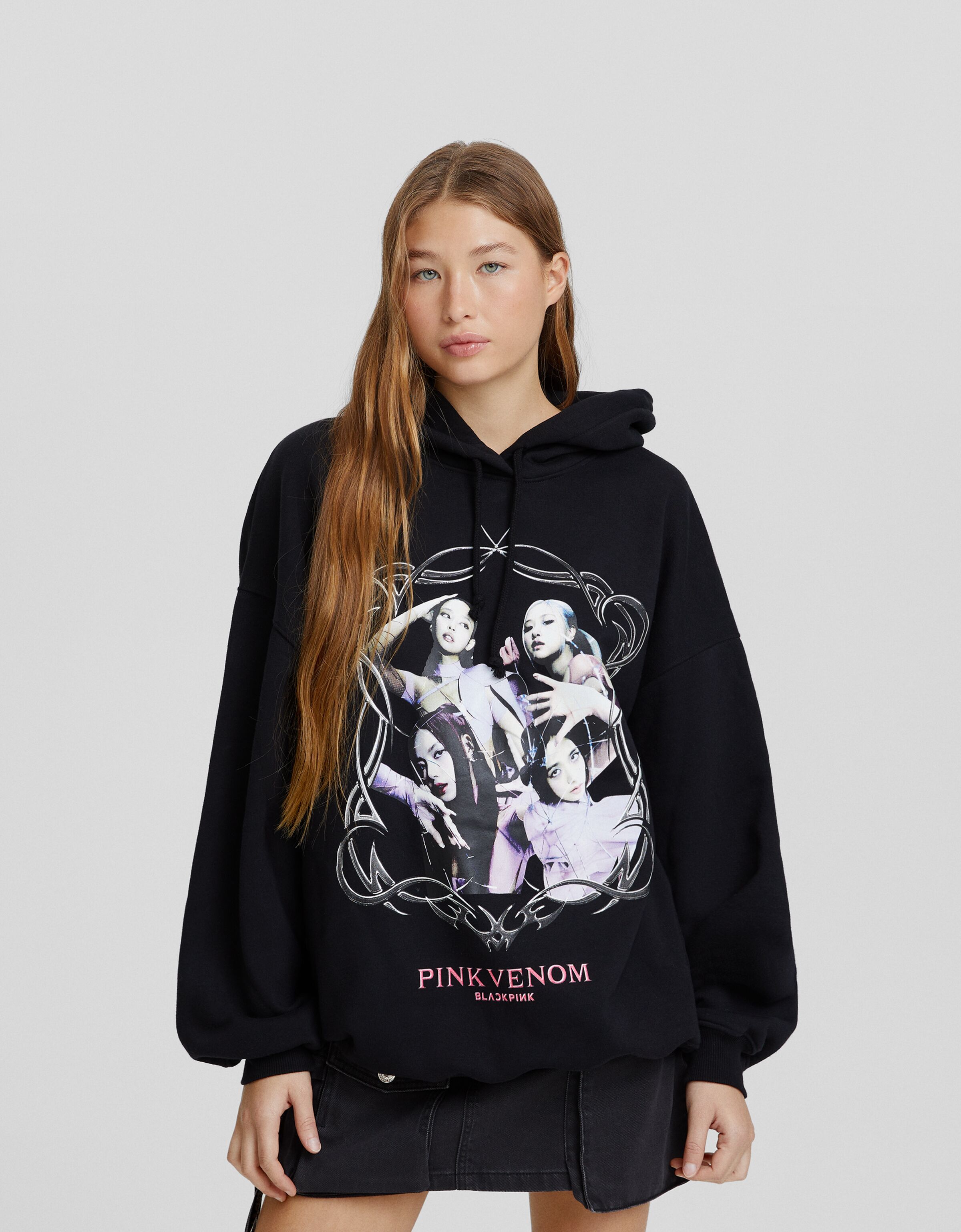 Sudadera Blackpink capucha print