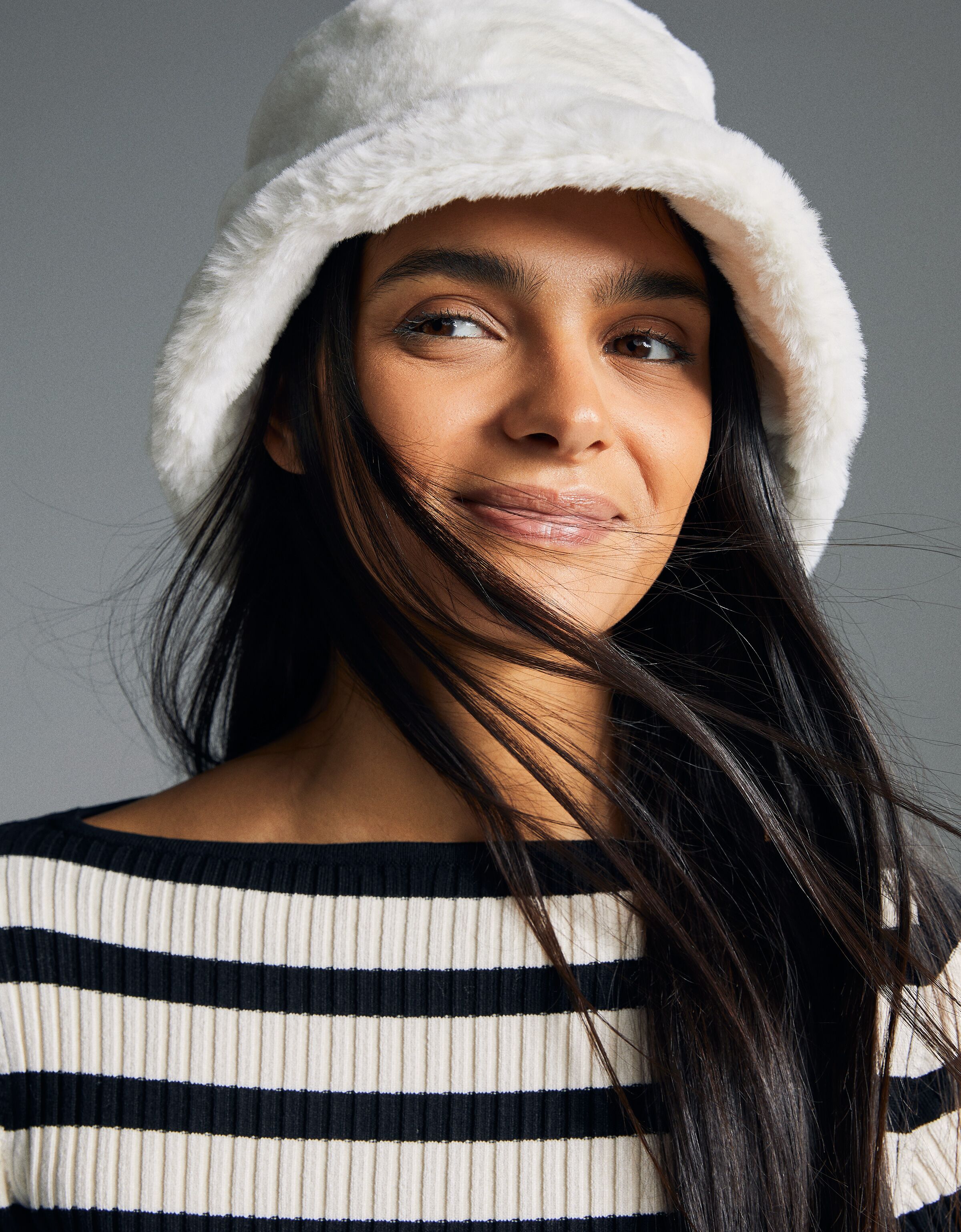 Jersey escote barco rib rayas