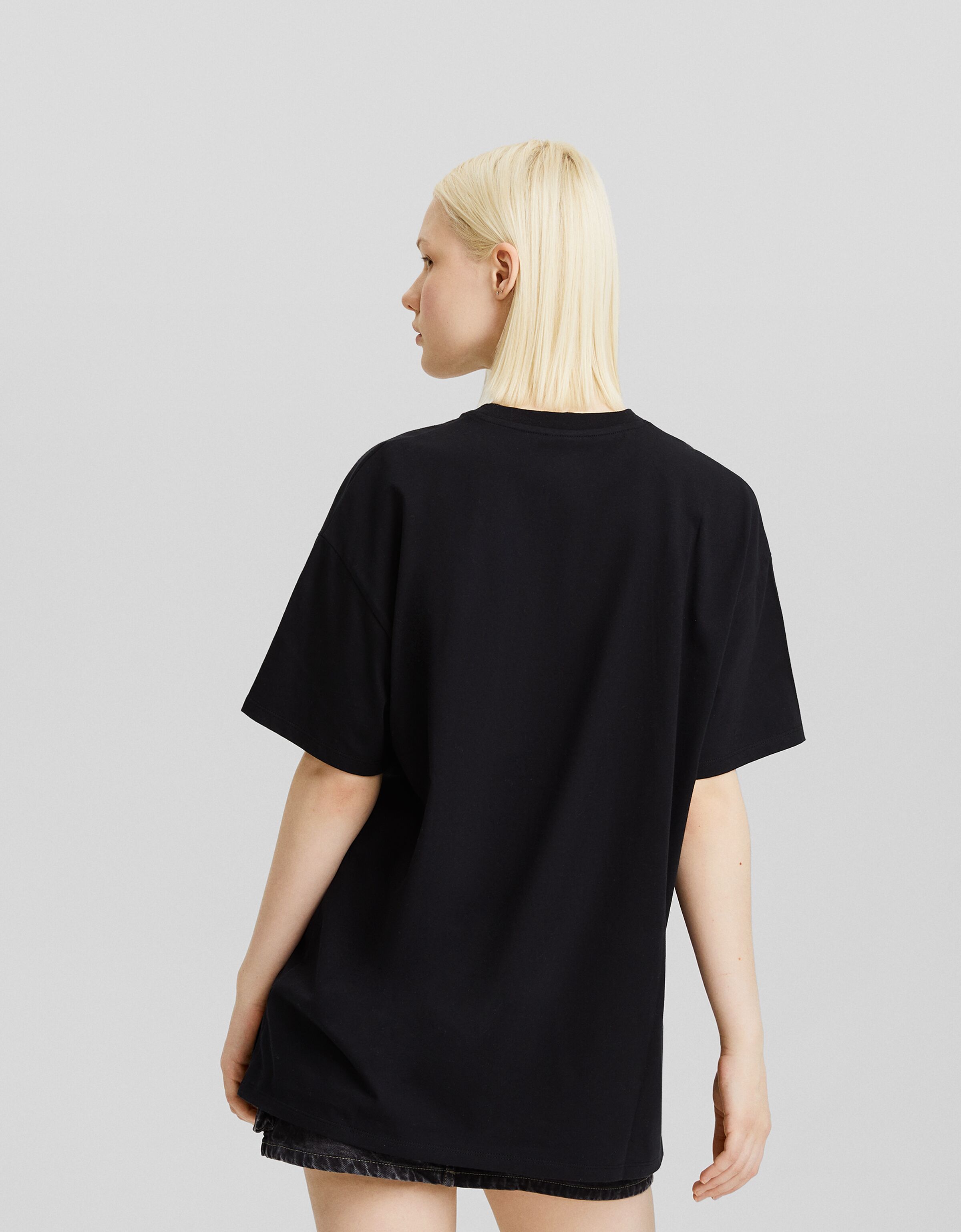 Camiseta Hannah Montana manga corta oversize print