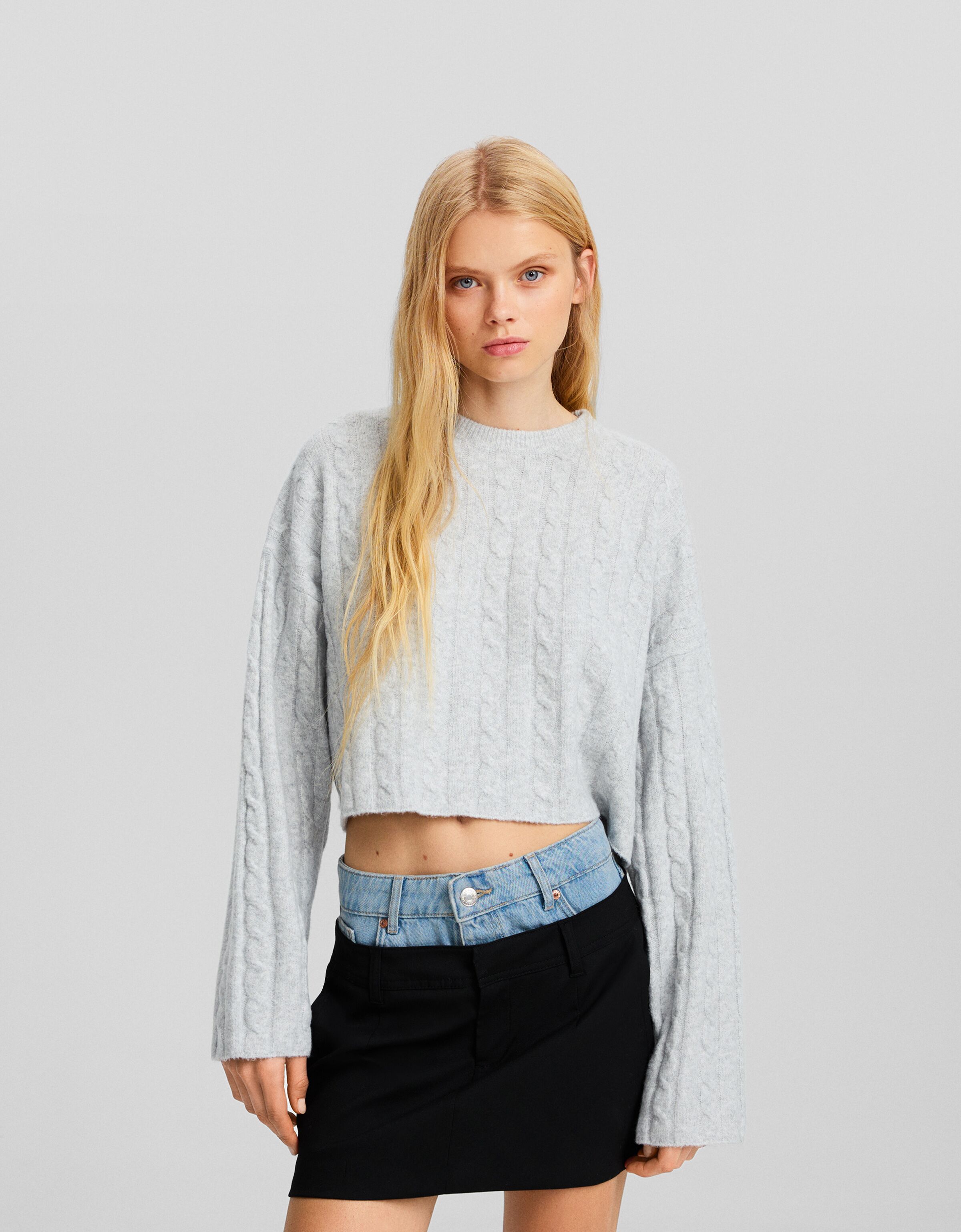 Jersey cuello perkins boxy fit