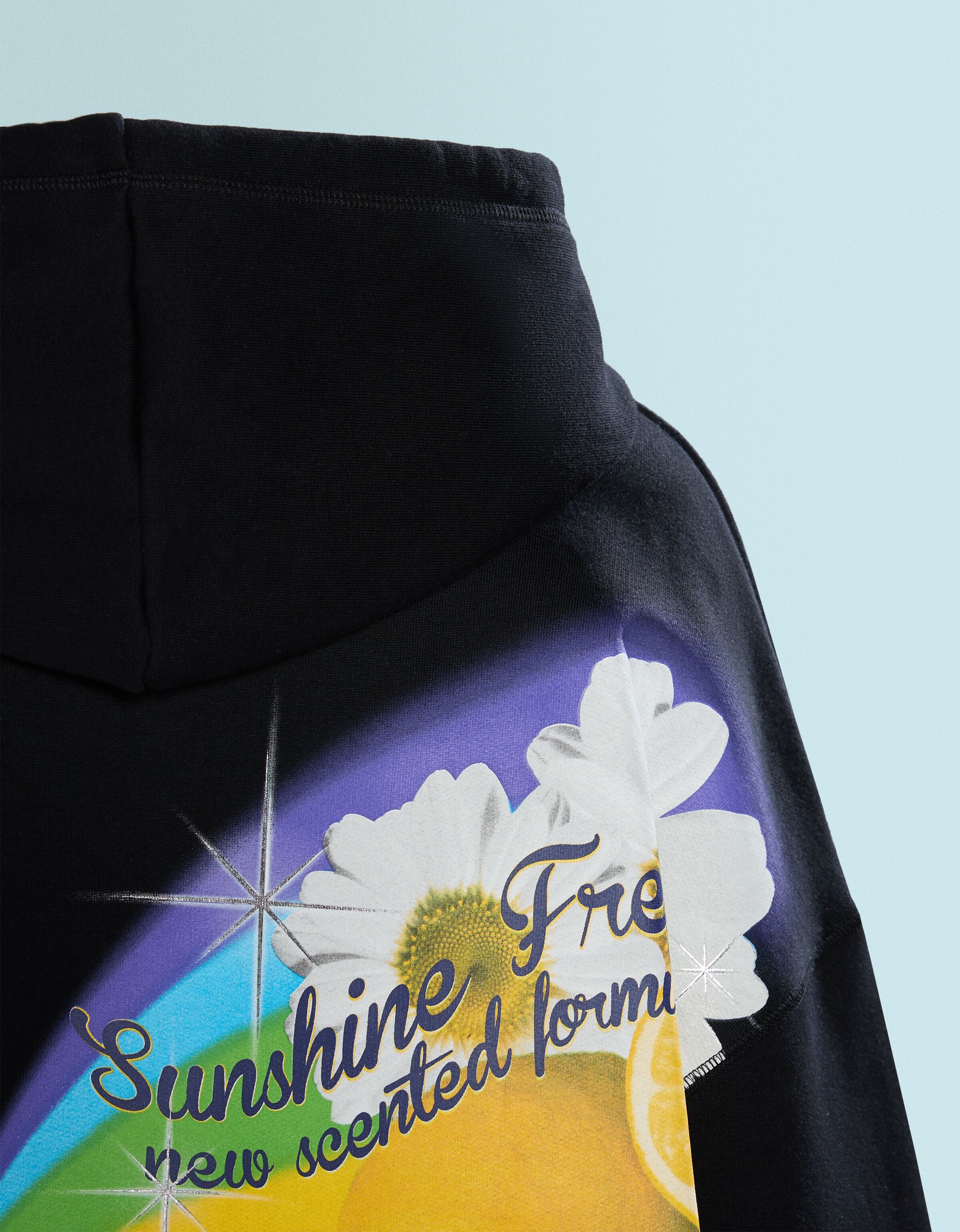 Sudadera SSSTUFFF X BERSHKA capucha print interactivo burbuja