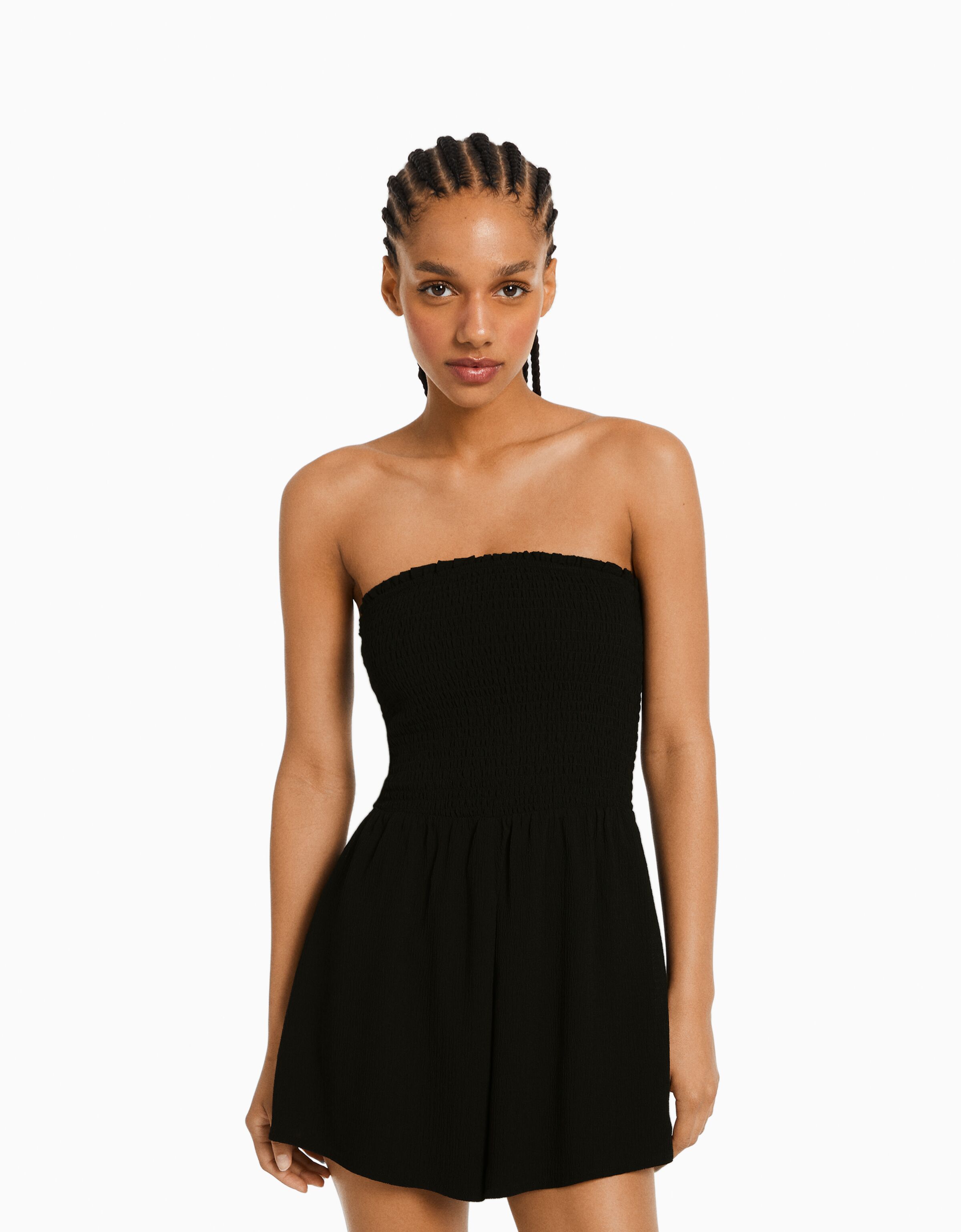 Mono corto bandeau estructura goma canilla