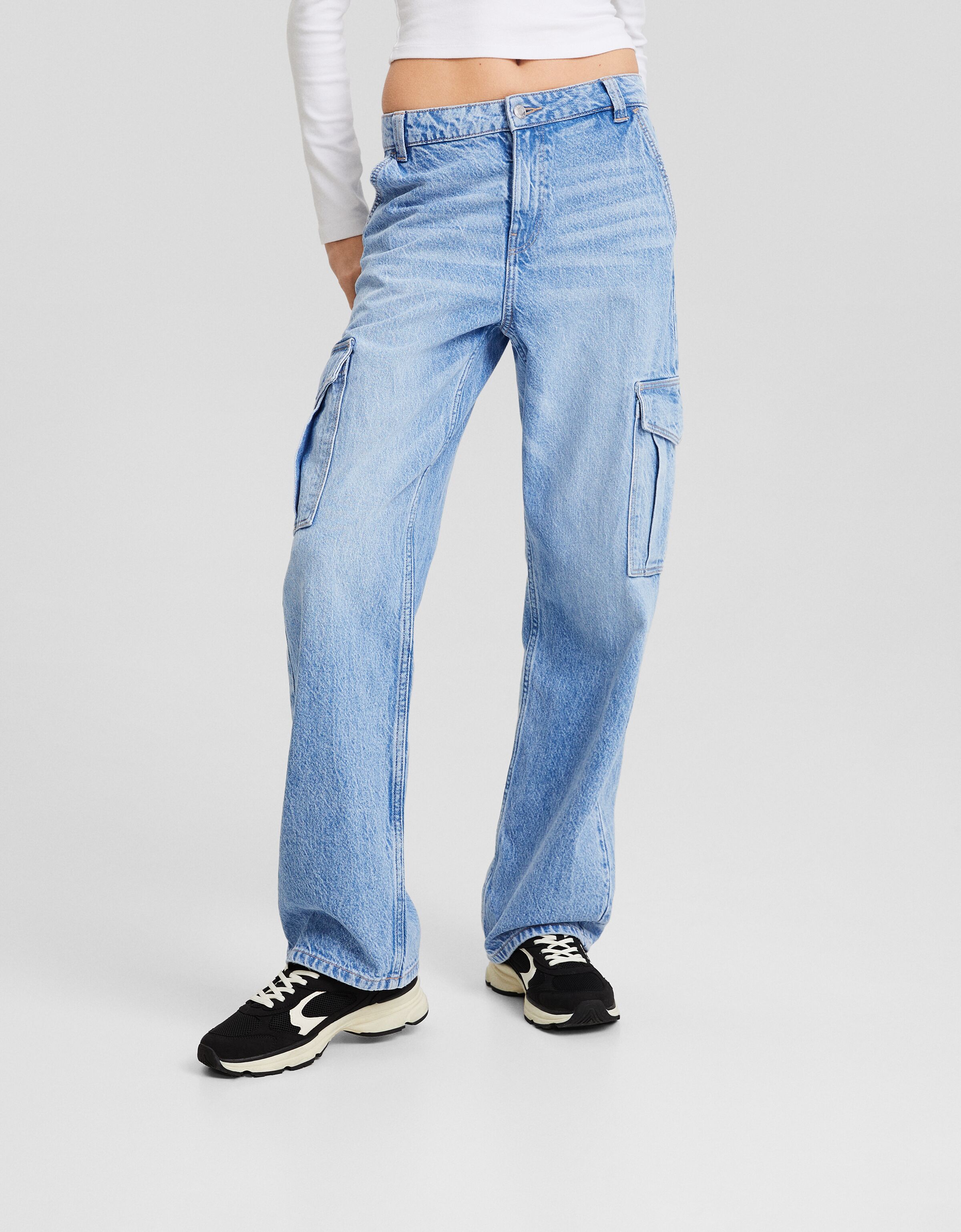 Jeans straight cargo