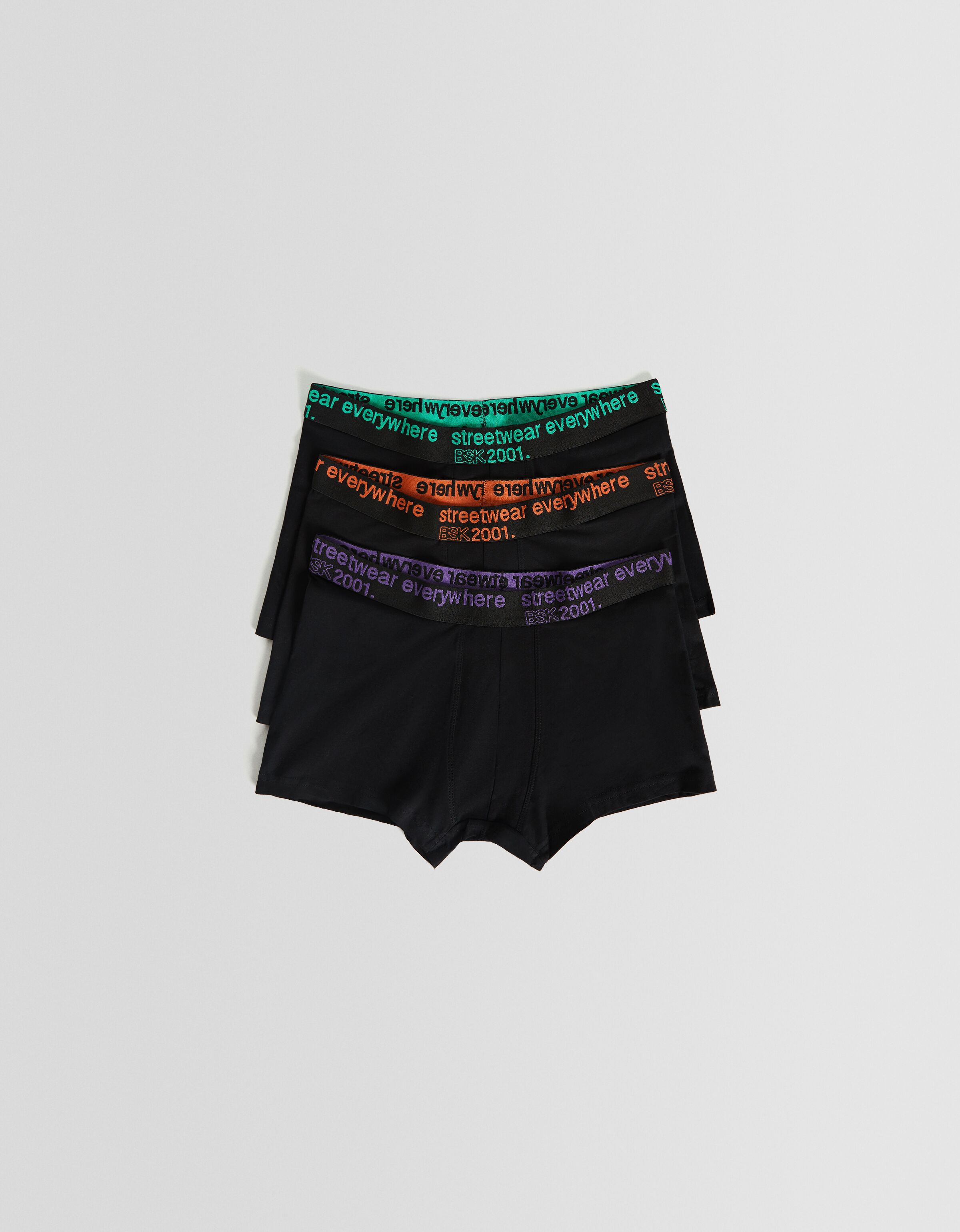 Set 3 boxers print