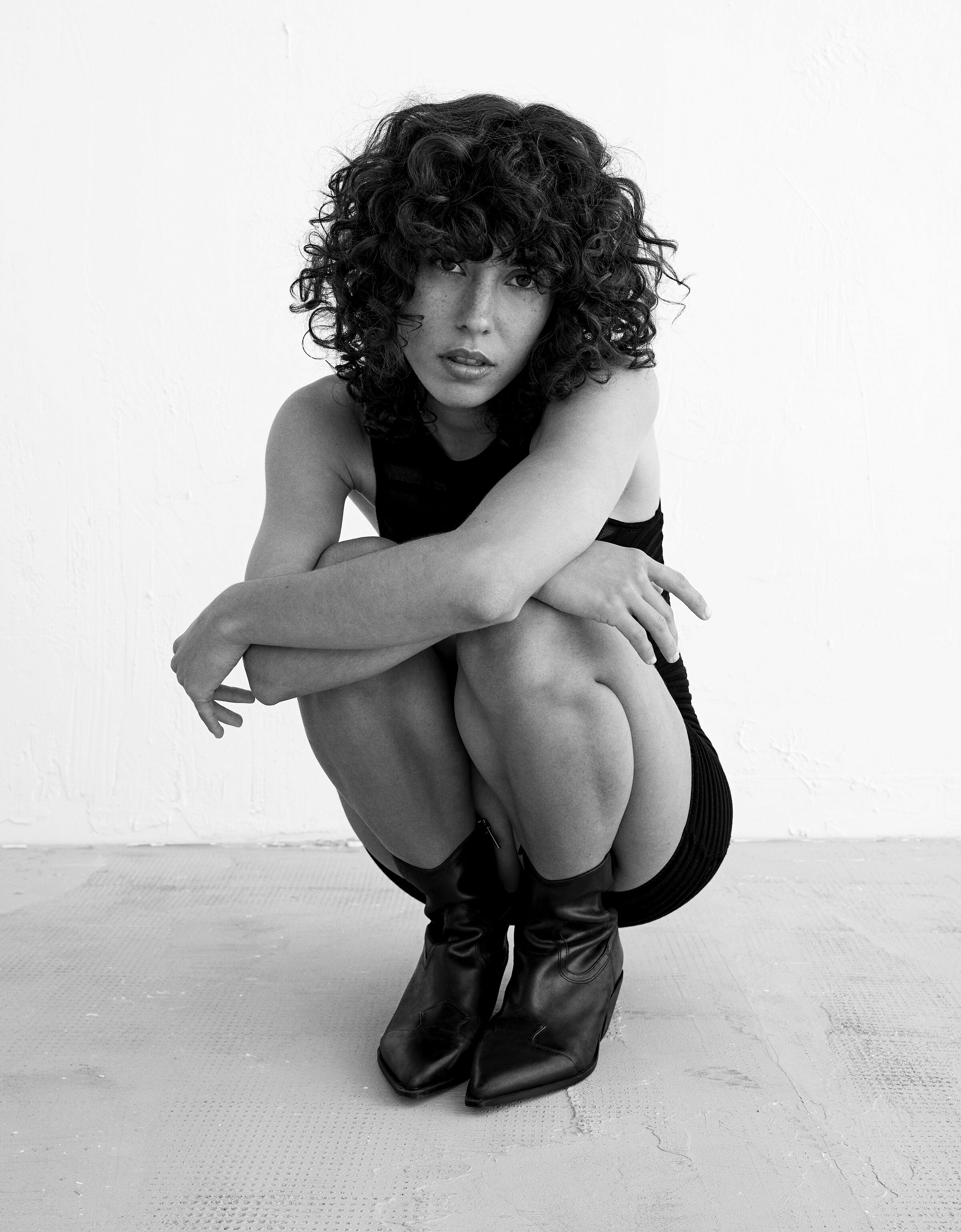 Botines tacón cowboy PIEL