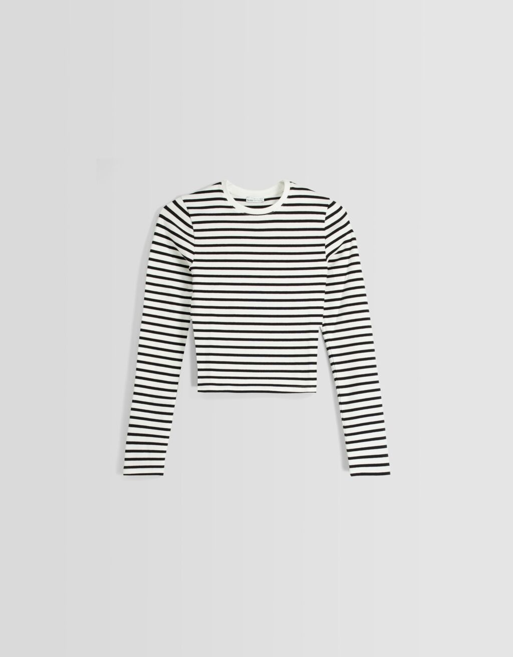 Camiseta manga larga cuello redondo